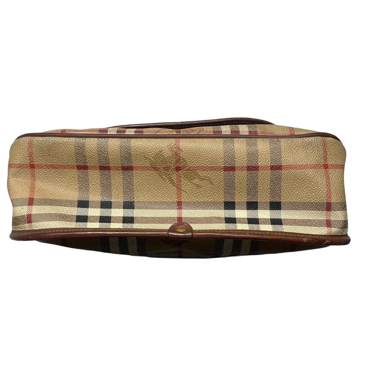 Burberrys(バーバリーズ) Horse Logo Nova Check Shoulder Bag ホースロゴ ノバチェック ショルダー バッグ ベージュ×ブラウン ヴィンテージ OLD