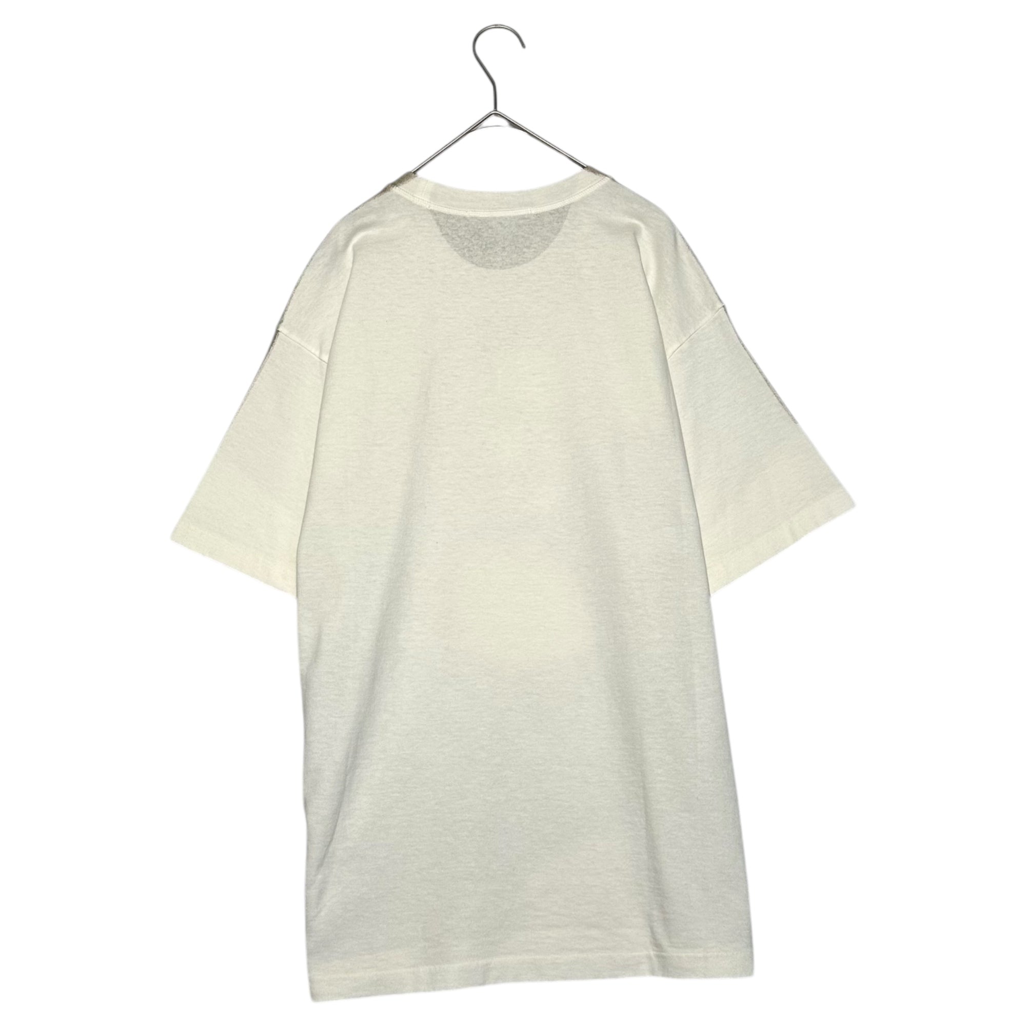 STONE ISLAND×SUPREME(ストーンアイランド×シュプリーム) 22SS S/S Top Mona Lisa モナリザ プリント ロゴ 半袖 Tシャツ 7625201S7 S カーキ×ホワイト コラボ