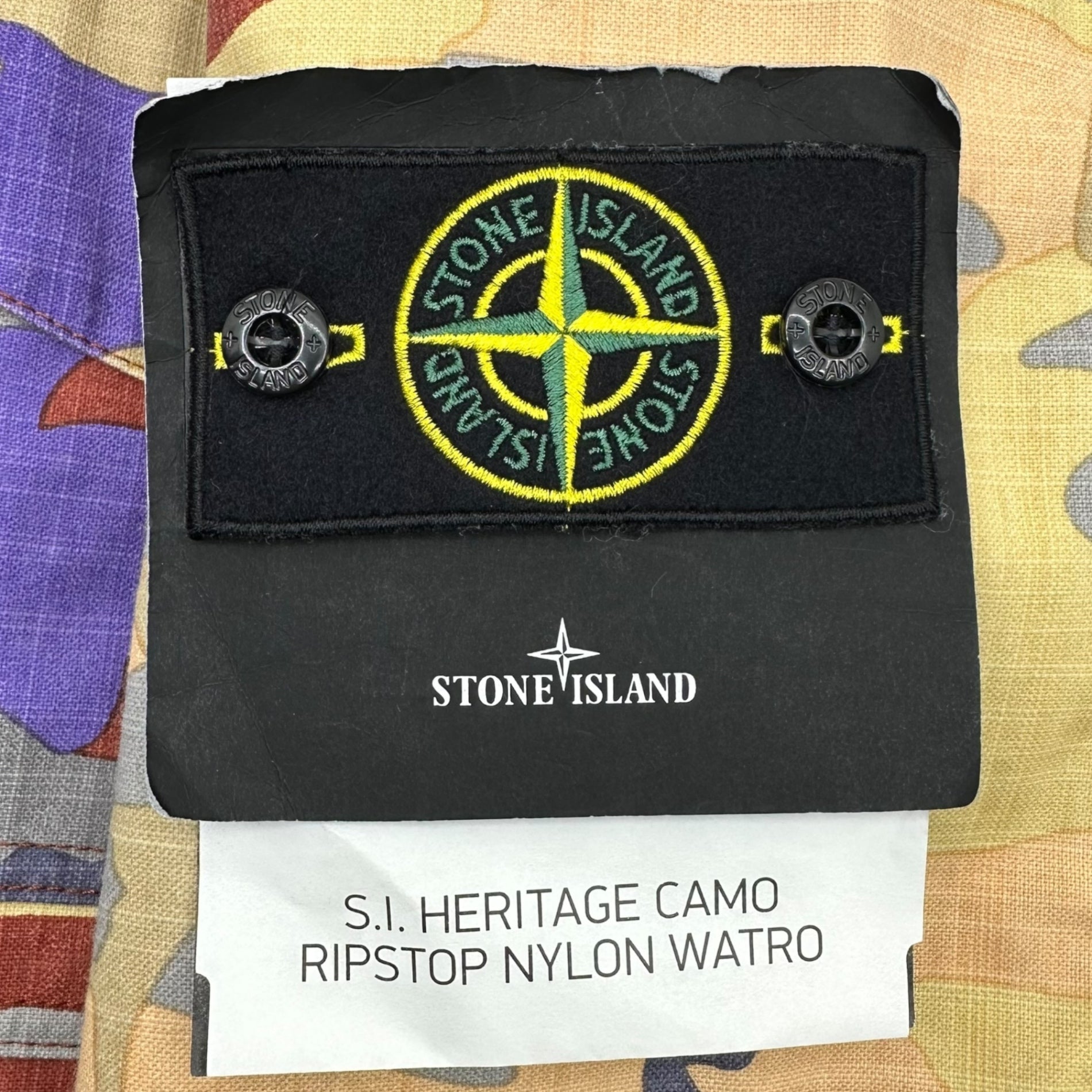 STONE ISLAND(ストーンアイランド) 22AW S.i. Heritage Camo Ripstop Nylon Watro Hooded Jacket In Multicolor ヘリテージ カモ リップストップ ナイロン ワトロ フーデッド ジャケット 7715Q02E2 L マルチカラー 迷彩 マウンテンパーカー