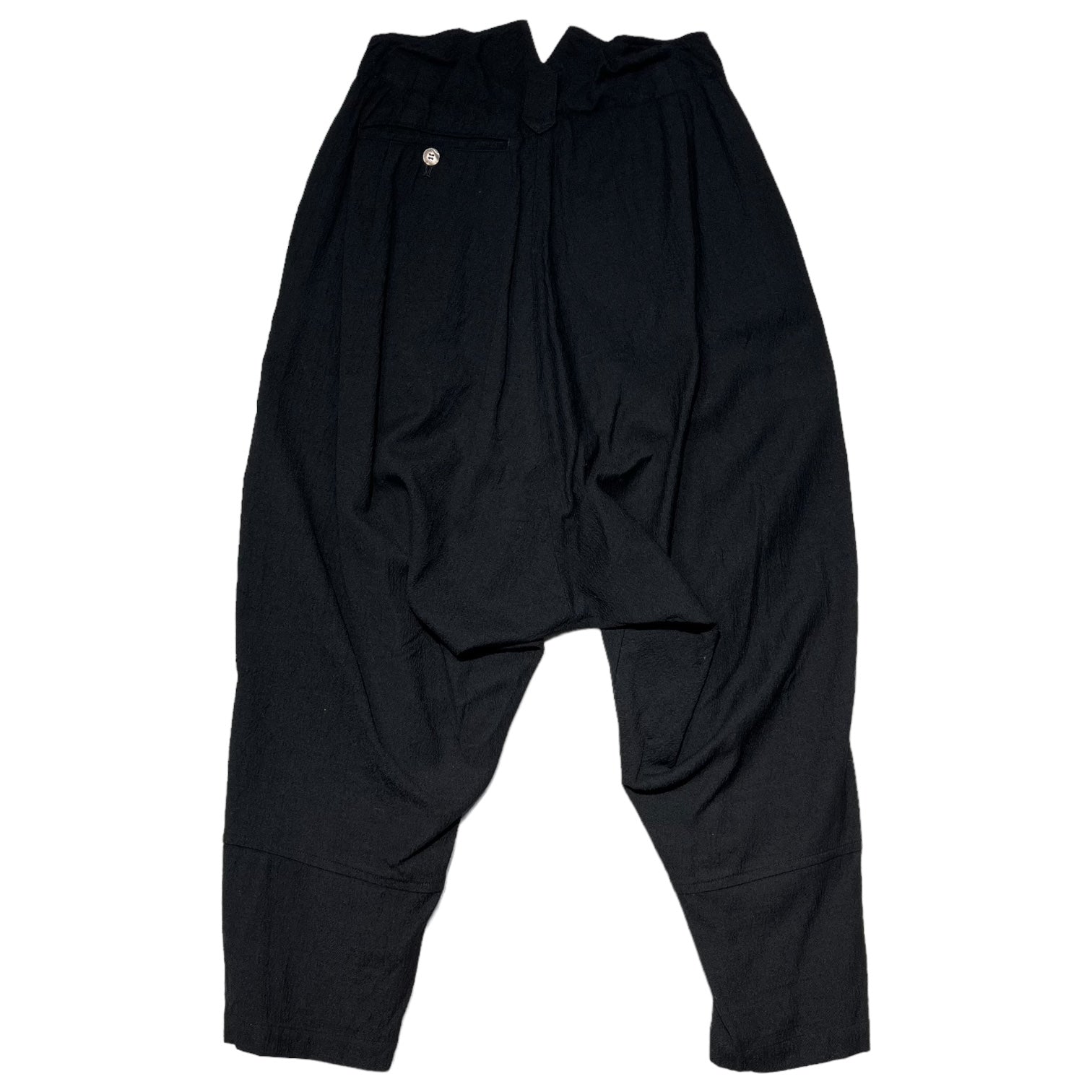 COMME des GARCONS(コムデギャルソン) 80's Wool full cloth jodhpurs pants ウール縮絨 ジョッパーズ パンツ 80年代 GP-05013 M ブラック AD表記無し(1980年代) 稀少アイテム