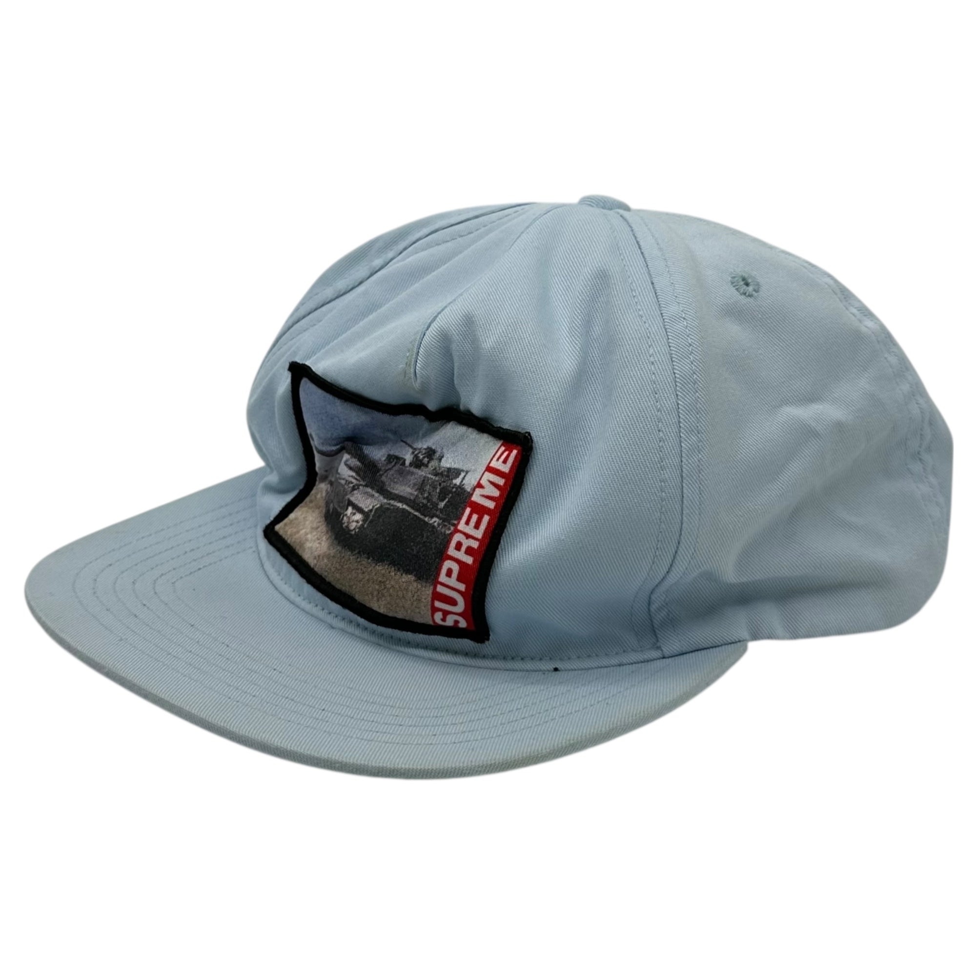 SUPREME(シュプリーム) 20SS Tank 5-Panel Cap 戦車 5パネル キャップ ブルー