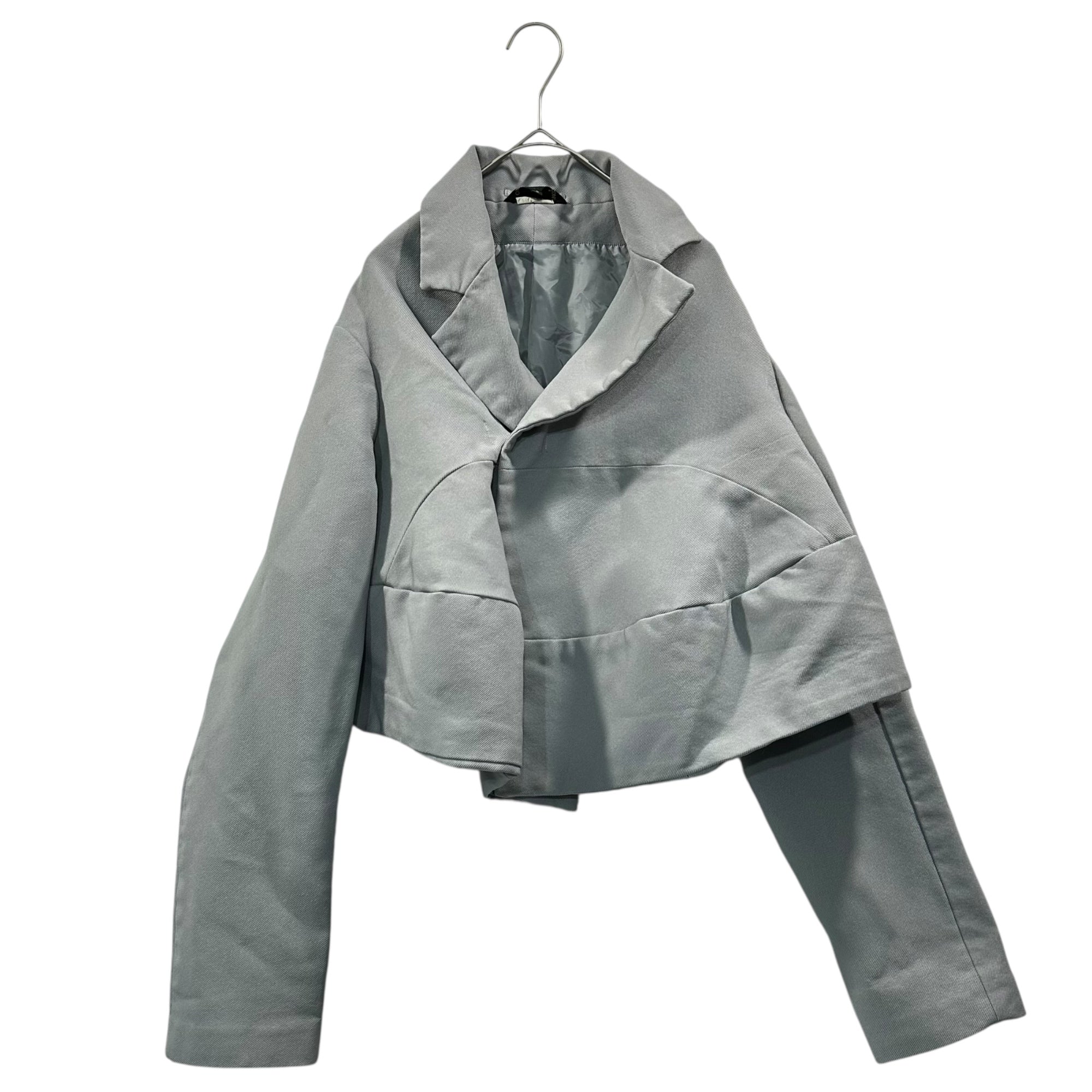 COMME des GARCONS(コムデギャルソン) 23SS Esther Shrink-Resistant Deformed Over Jacket エステル 縮絨 変形 オーバー ジャケット GK-J030 S グレー AD2022