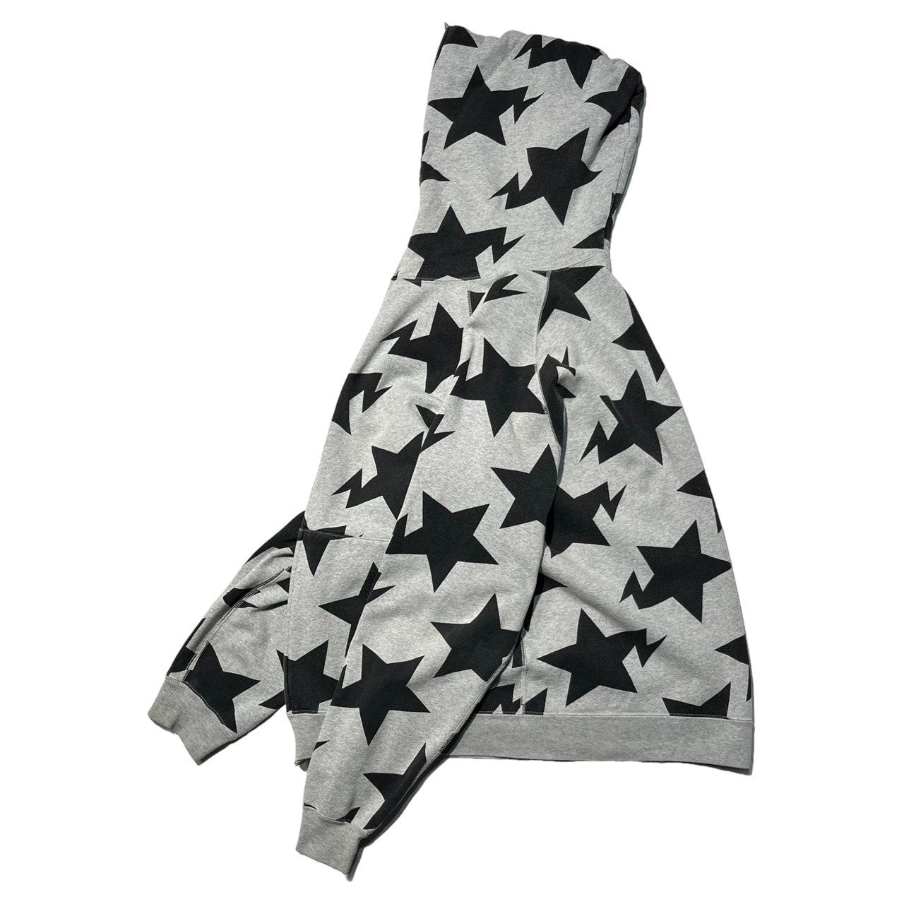 A BATHING APE(アベイシングエイプ) 00's BAPE STA ZIP UP PARKA ジップ アップ パーカー L グレー×ブラック