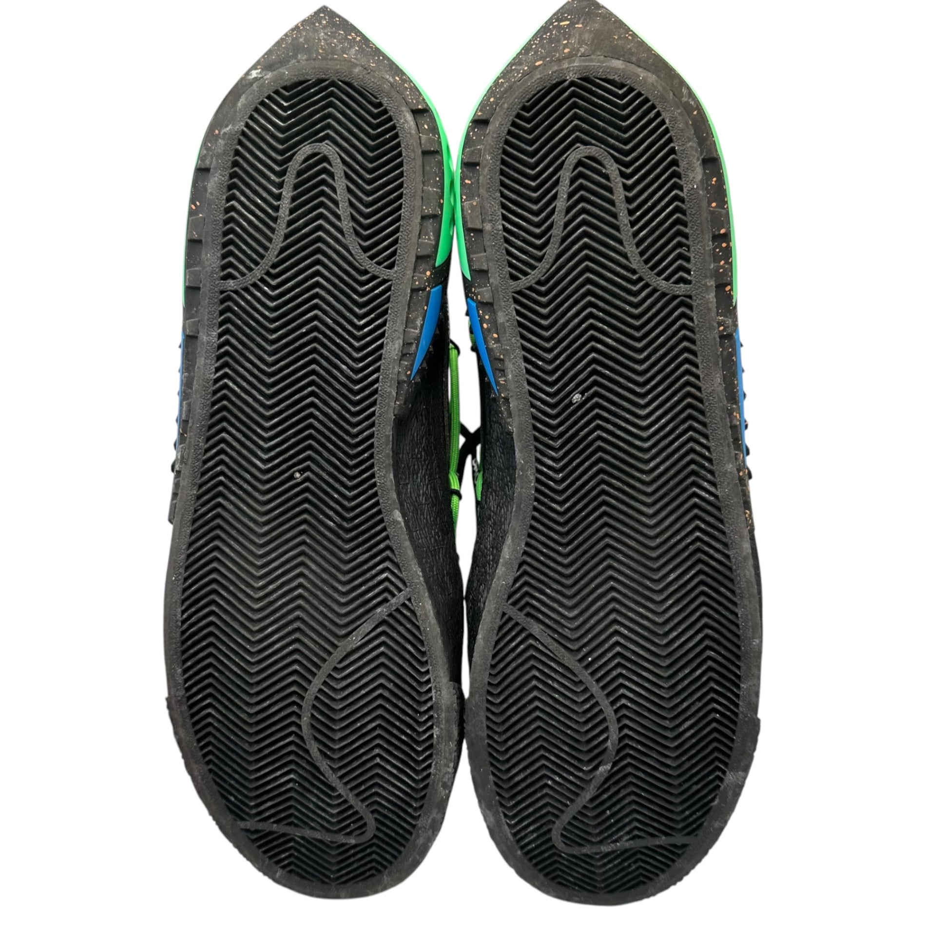 NIKE×Off-White(ナイキ×オフホワイト) Blazer Low Black and Electro Green ブレーザー ロー ブラック アンド エレクトロ グリーン DH7863-001 29cm ブラック×エレクトリックグリーン スニーカー