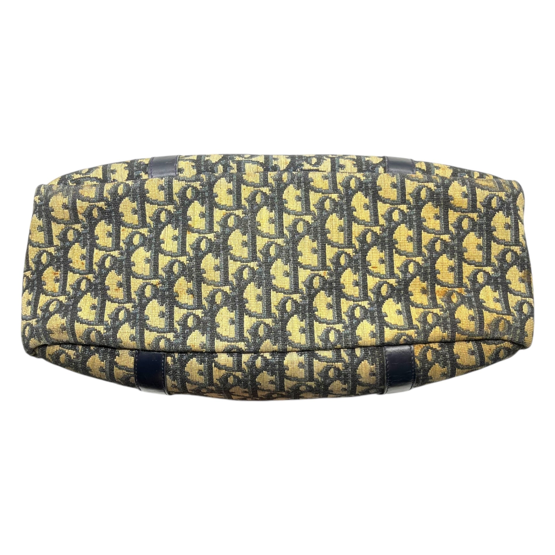 Christian Dior(クリスチャンディオール) CD logo trotter vintage handbag ロゴ トロッター ヴィンテージ ハンド バッグ ネイビー OLD