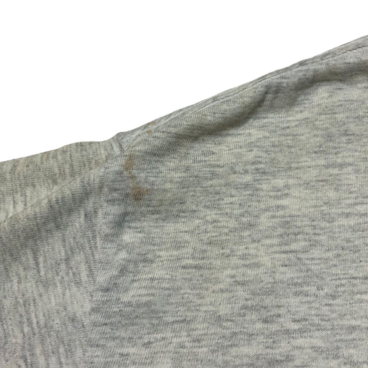 STUSSY(ステューシー) 90’s OLD SKOOL 1992 crown オールドスクール 王冠 Tシャツ 黒タグ SIZE L ライトグレー×ブラック 90年代 OLD STUSSY ショーンフォント