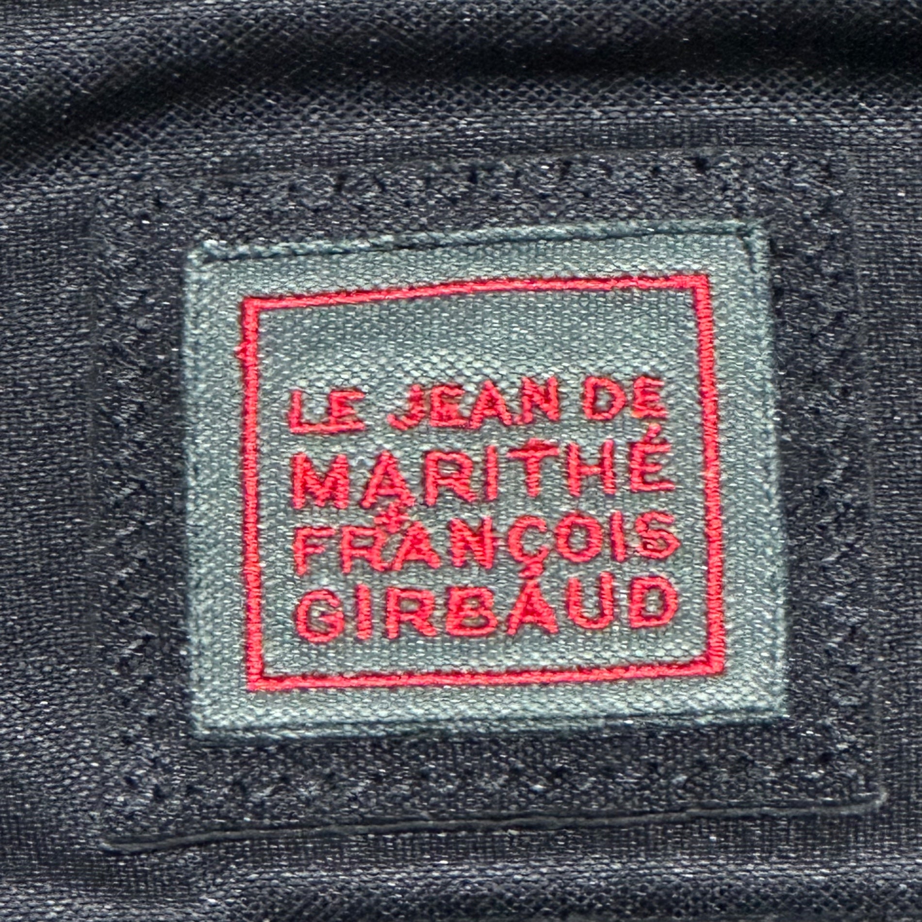 MARITHE FRANCOIS GIRBAUD(マリテフランソワジルボー) 00's Logo Emblem Truck Jacket ロゴ エンブレム トラック ジャケット M5-6811 L ブラック Y2K