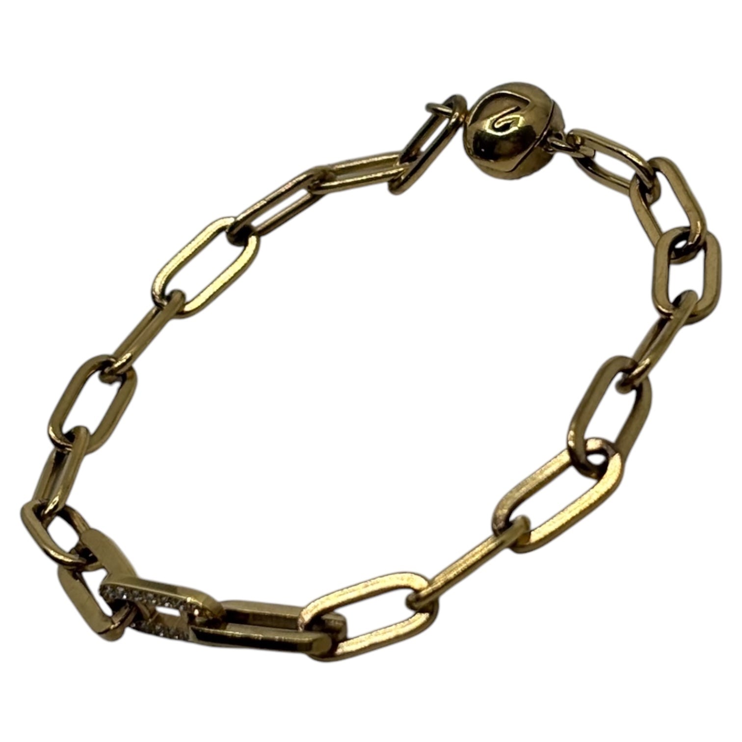 SWAROVSKI(スワロフスキー) Light Stone Chain Bracelet ライトストーン チェーン ブレスレット ゴールド