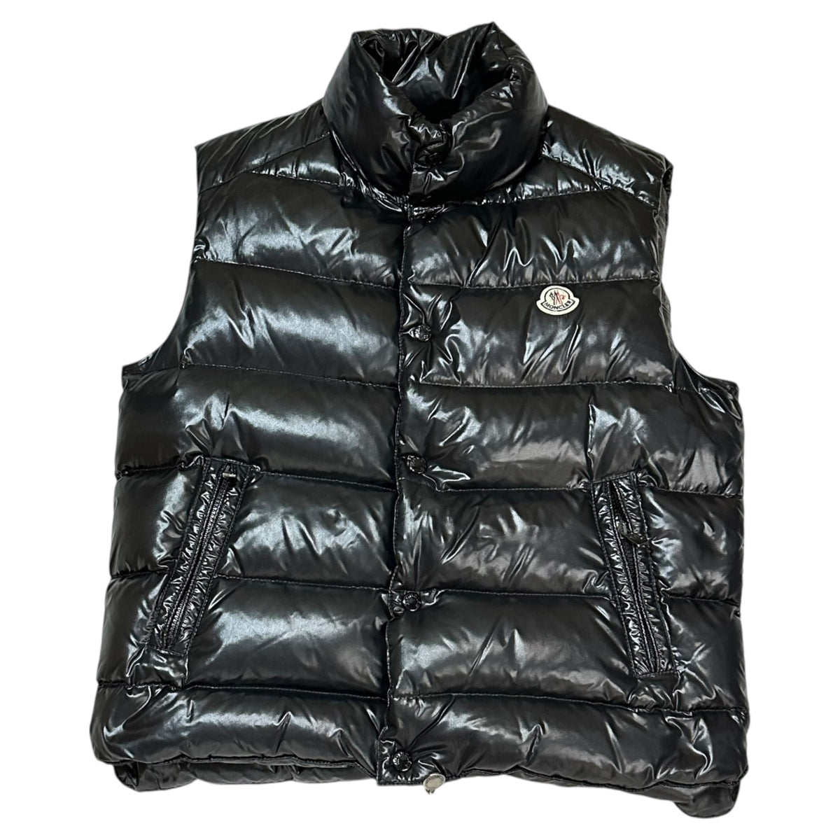 MONCLER(モンクレール) TIB GILET ロゴ ワッペン ナイロン ダウン 