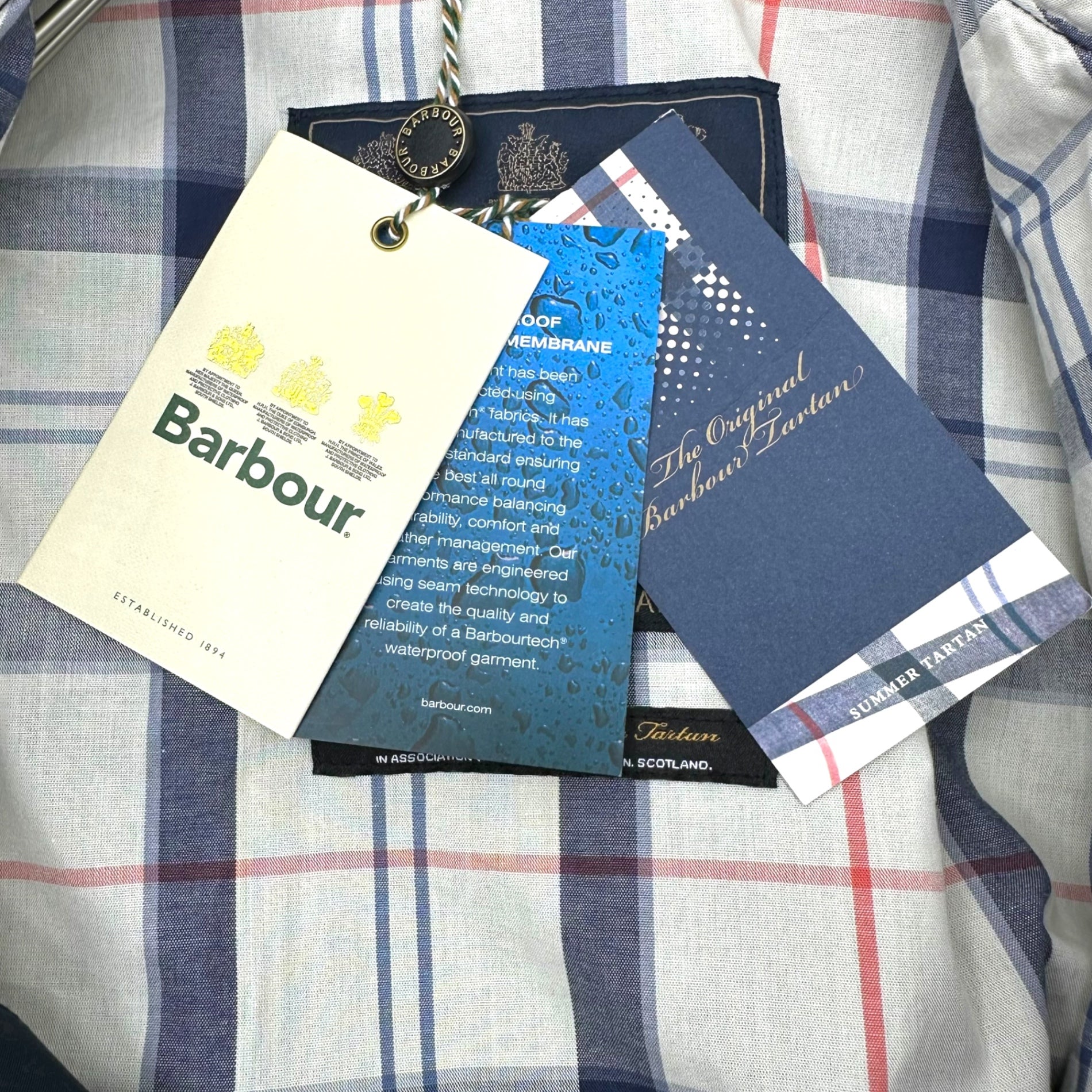 Barbour(バブアー) Thornhill Belted Trench Coat ベルテッド トレンチ コート LWB0457NY51 8(M程度) ネイビー