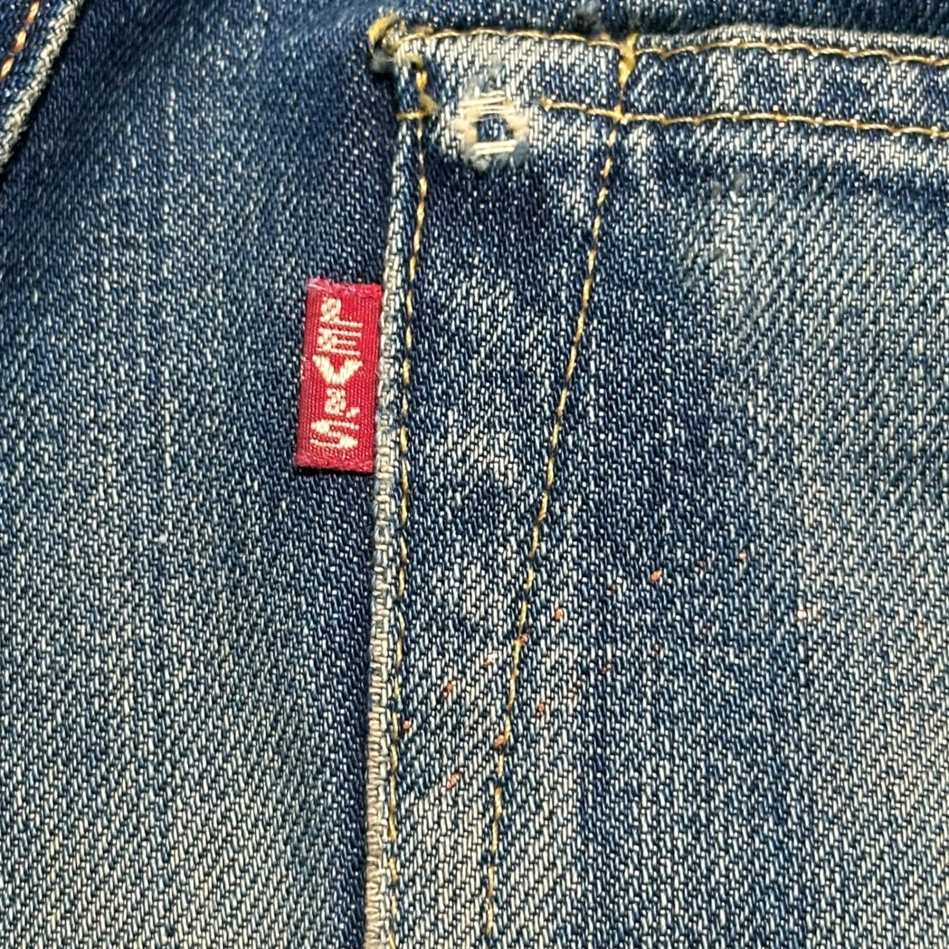 Levi's(リーバイス) 90's 1944 TYPE S501XX USA MADE DENIM PANTS 1944モデル ヴィンテージ デニム パンツ 44501-0022 W30 L36 インディゴ 90年代 復刻 USA製 赤耳 ボタン裏555 バレンシア工場 BIG E