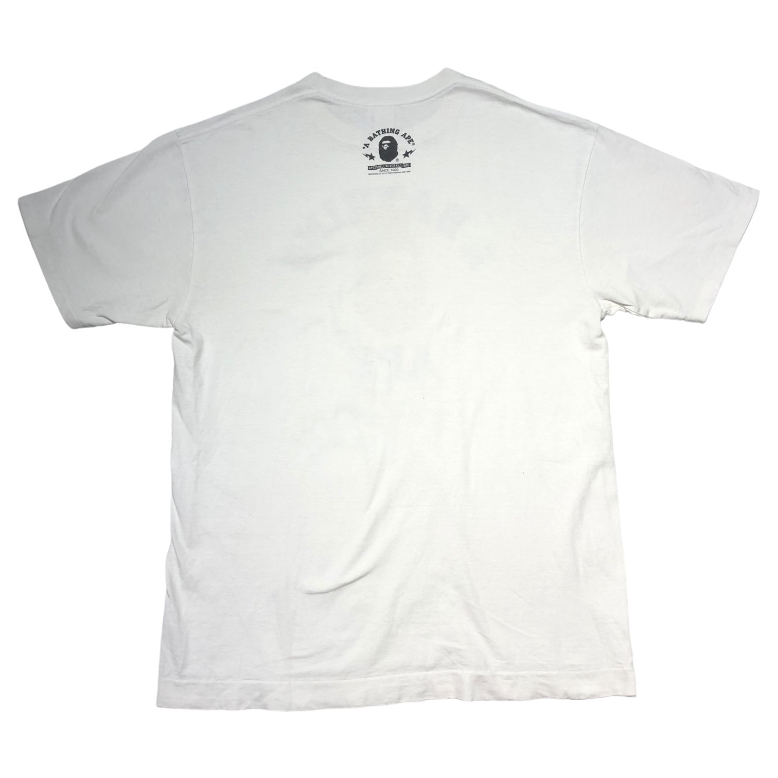 A BATHING APE(アベイシングエイプ) 09's crown monkey t-shirt 王冠 サル Tシャツ 00's L ホワイト