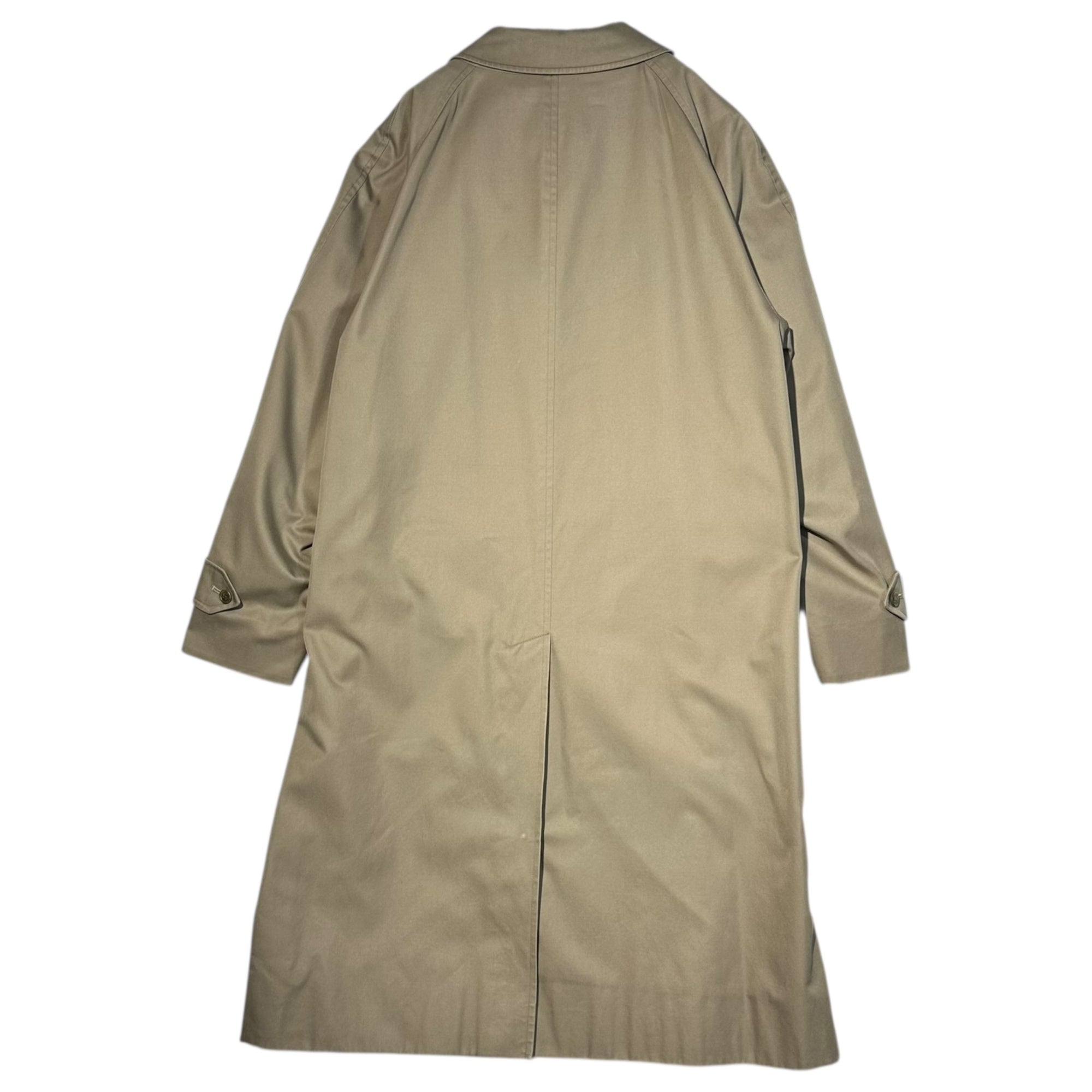 Burberry’s(バーバリーズ) 80's Nova Check Lining Stencil Collar Coat ノヴァチェック ライニング ステンカラー コート 170(ML程度) ベージュ 推定80年代 ヴィンテージ