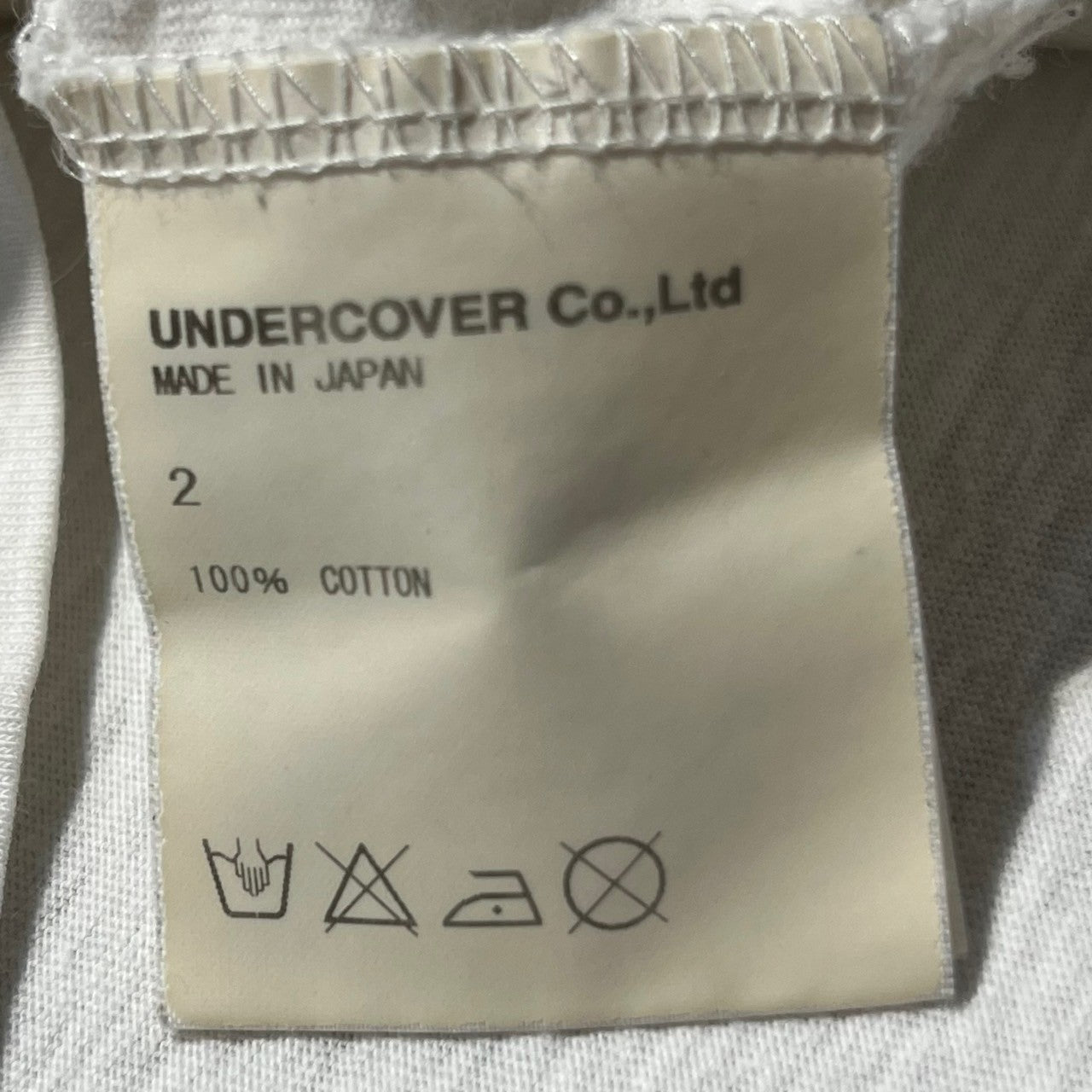 UNDERCOVERISM(アンダーカバイズム) “GRACE” PRINT T-SHIRT グレイス プリント Tシャツ 2(M) ホワイト