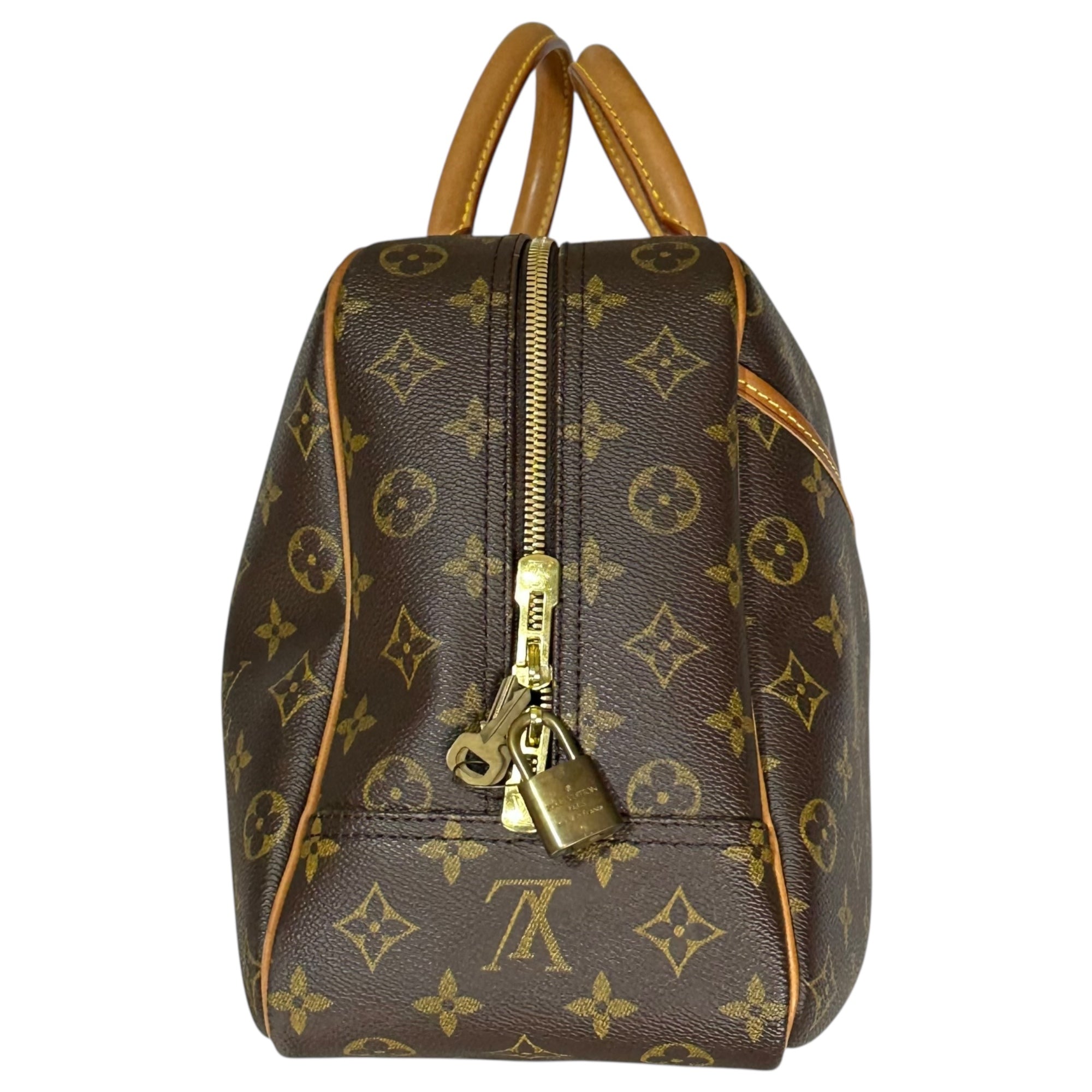 LOUIS VUITTON(ルイヴィトン) Deauville - Monogram ドーヴィル - モノグラム M47270 ブラウン 化粧品 ハンド バッグ ボストン MB0032