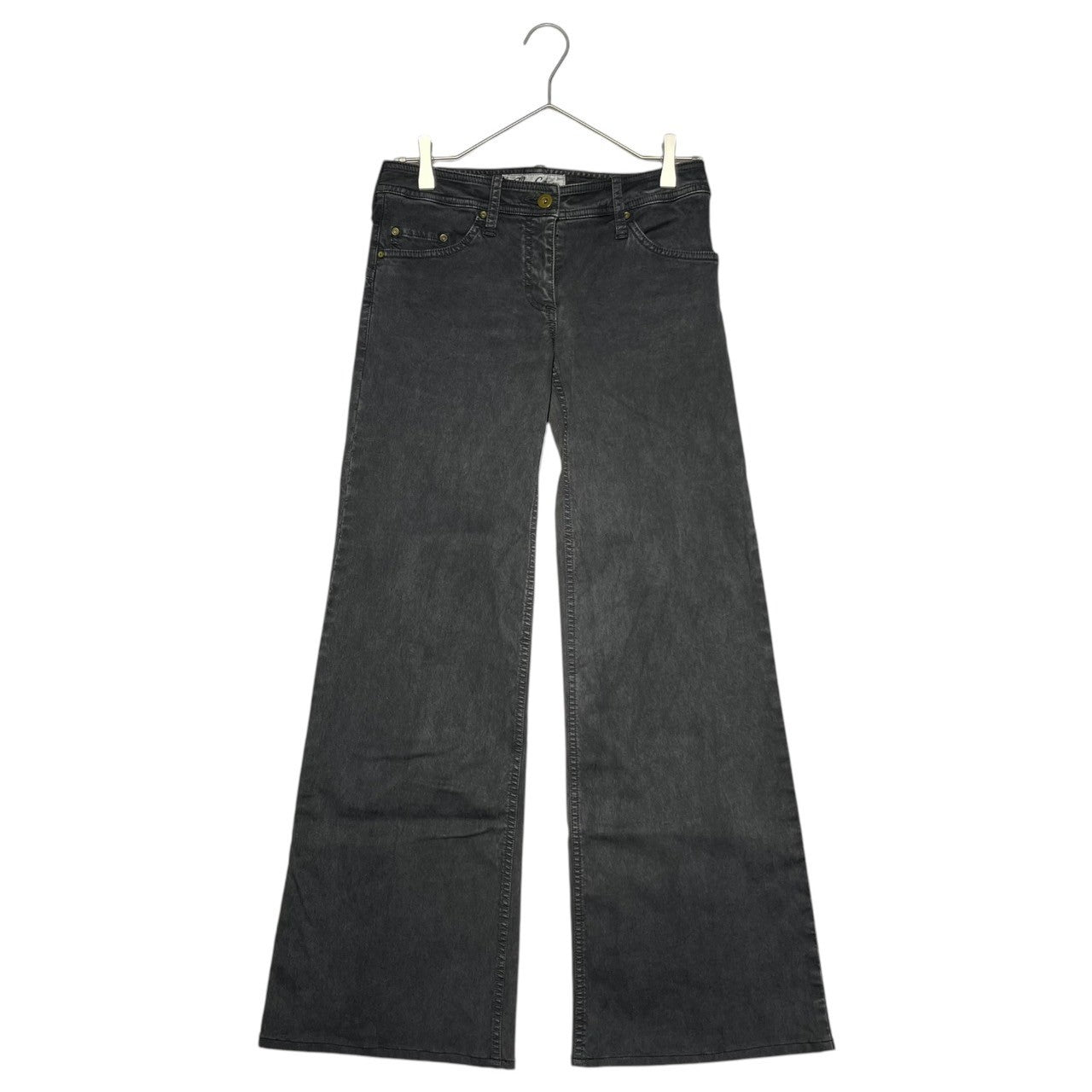 SHARE SPIRIT(シェアースピリット) 00's Baggy flare gimmick pants バギー フレア ギミック パンツ 38 グレー Y2K