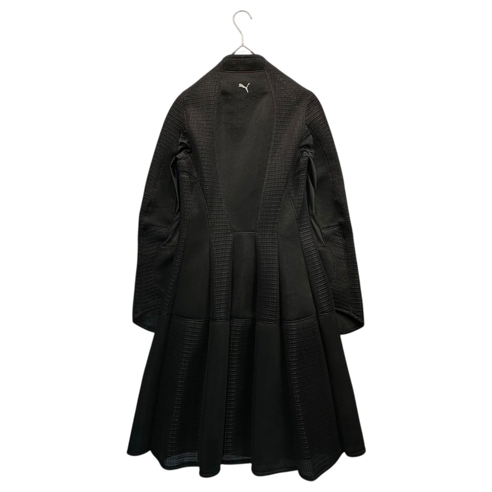 COMME des GARCONS JUNYA WATANABE(コムデギャルソンジュンヤワタナベ) 13SS Mesh Bonding L/S Long Dress メッシュ ボンディング 長袖 ロング ワンピース JK-J006 M ブラック AD2012