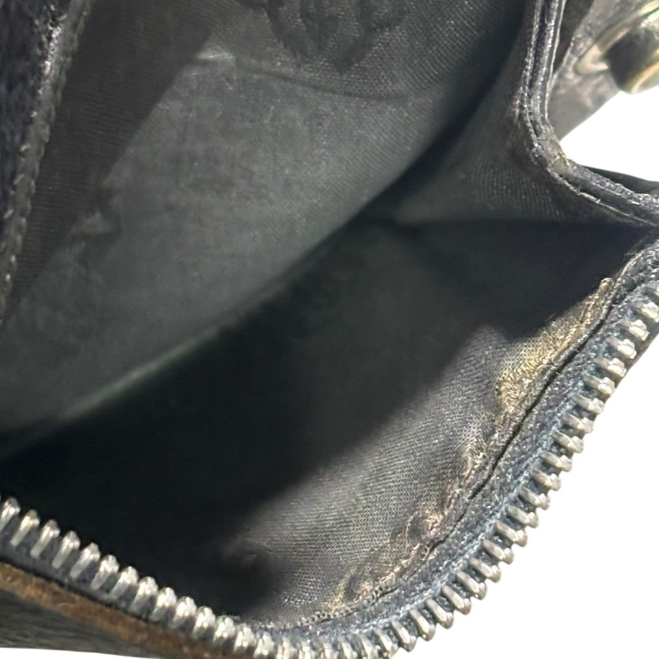 CHROME HEARTS(クロムハーツ) 1SNAP WALLET 1スナップ クロスボタン ウォレット ブラック 2つ折り財布 インボイス付