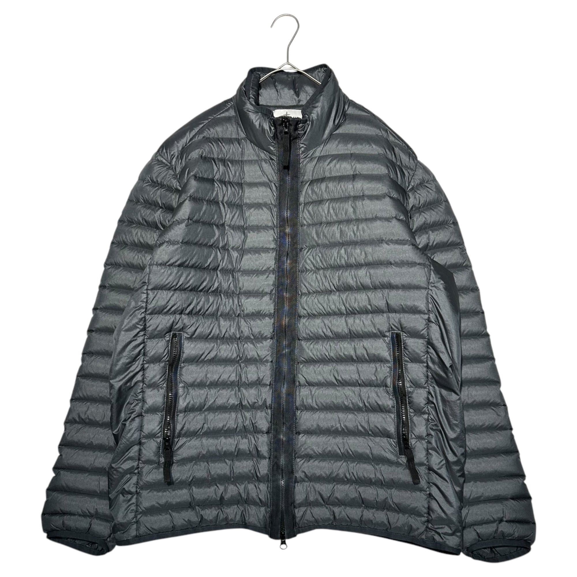STONE ISLAND(ストーンアイランド) 23AW LOOM WOVEN CHAMBERS R-NYLON DOWN-TC PACKABLE パッカブル ダウン ジャケット 791542324 XL グレー ブルゾン