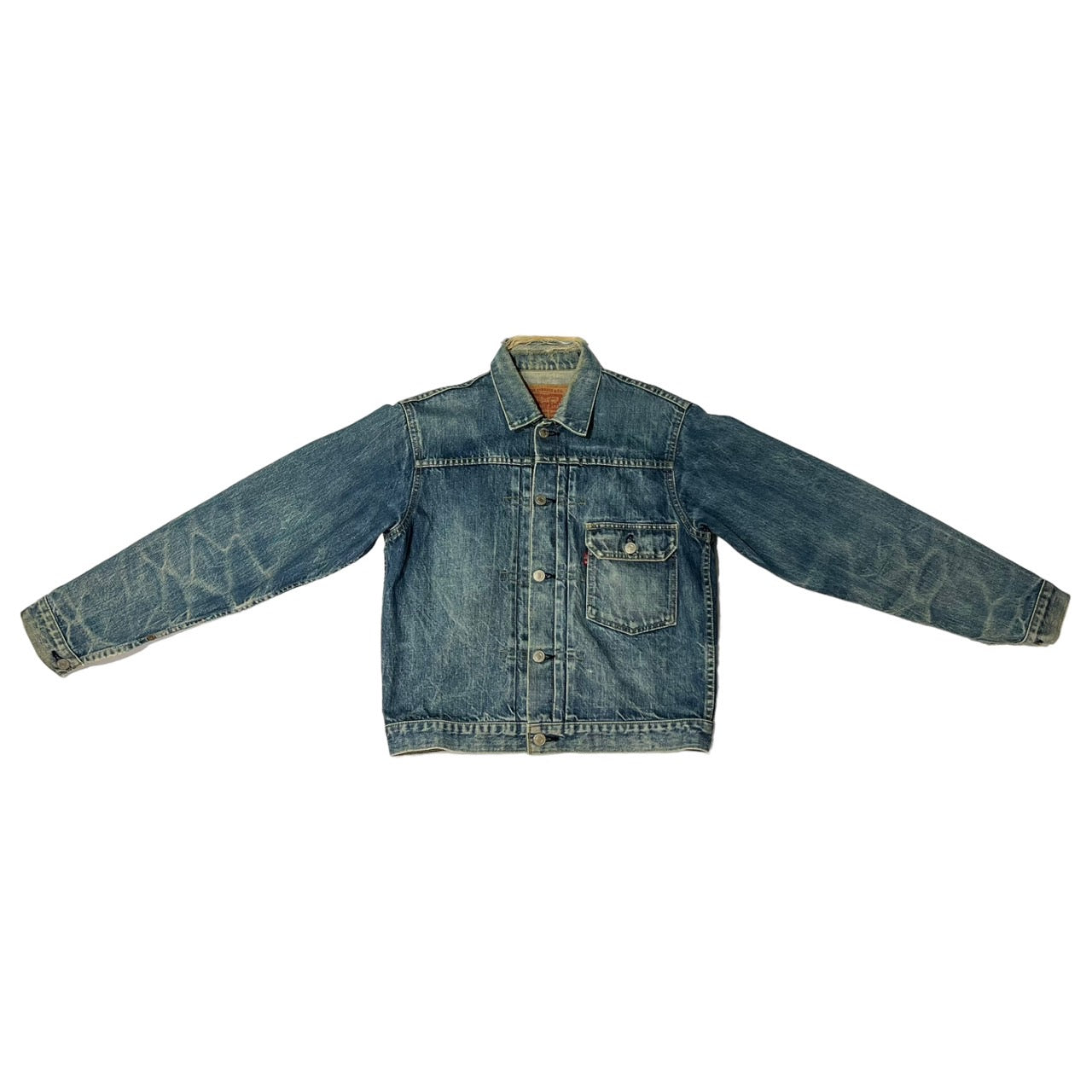 Levi's(リーバイス) 92's最初期1ST復刻デニムジャケット/40S復刻/70502XX/シンチバック 70502XX J02 JT730 03 92 SIZE38 ブルー BIG E 日本製 90's 90s 90年代