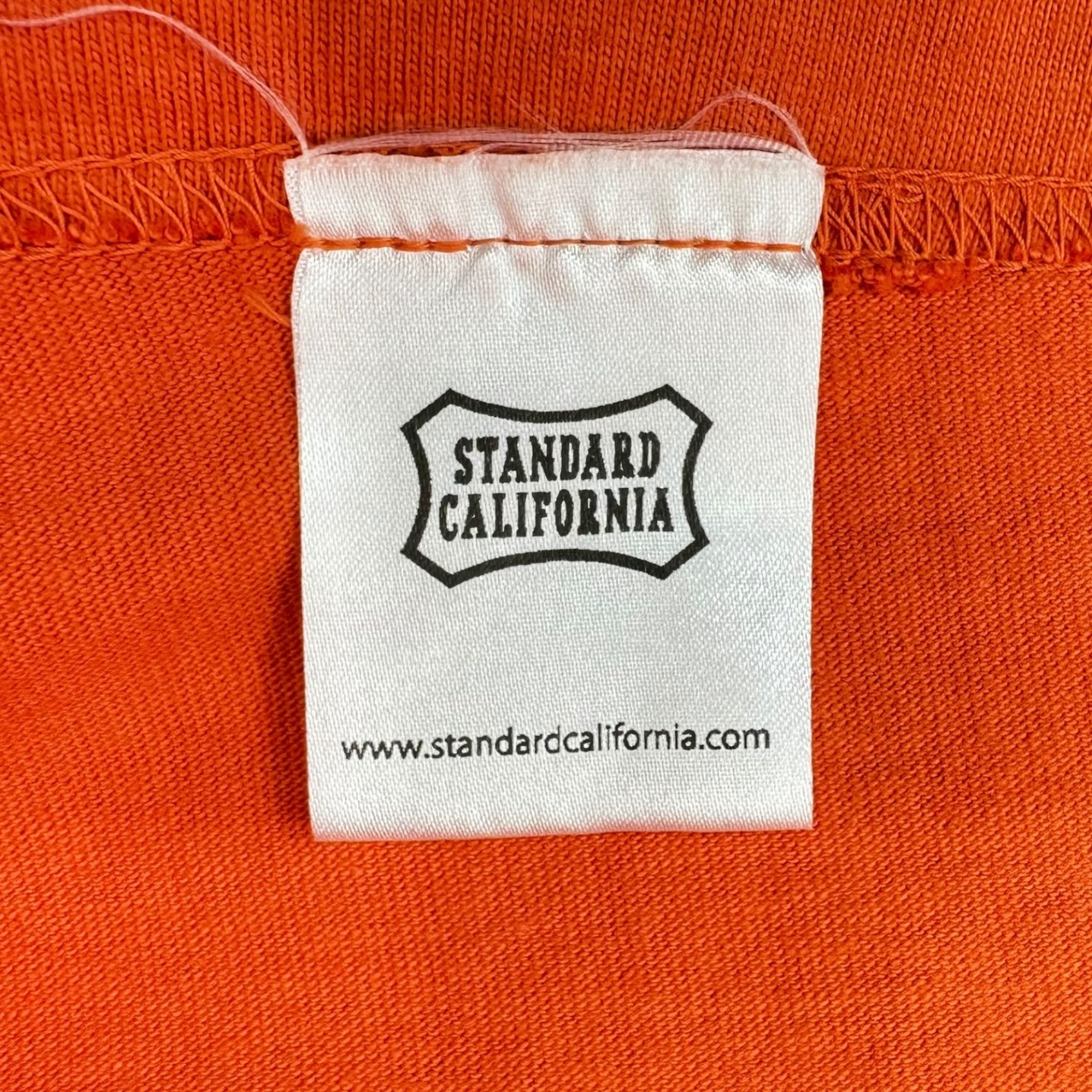 STANDARD CALIFORNIA(スタンダード カリフォルニア) SD HEAVYWEIGHT BOX LOGO T ヘヴィーウェイト ボックス ロゴ Tシャツ TSOSS090 XL オレンジ 著名人着用 完売品