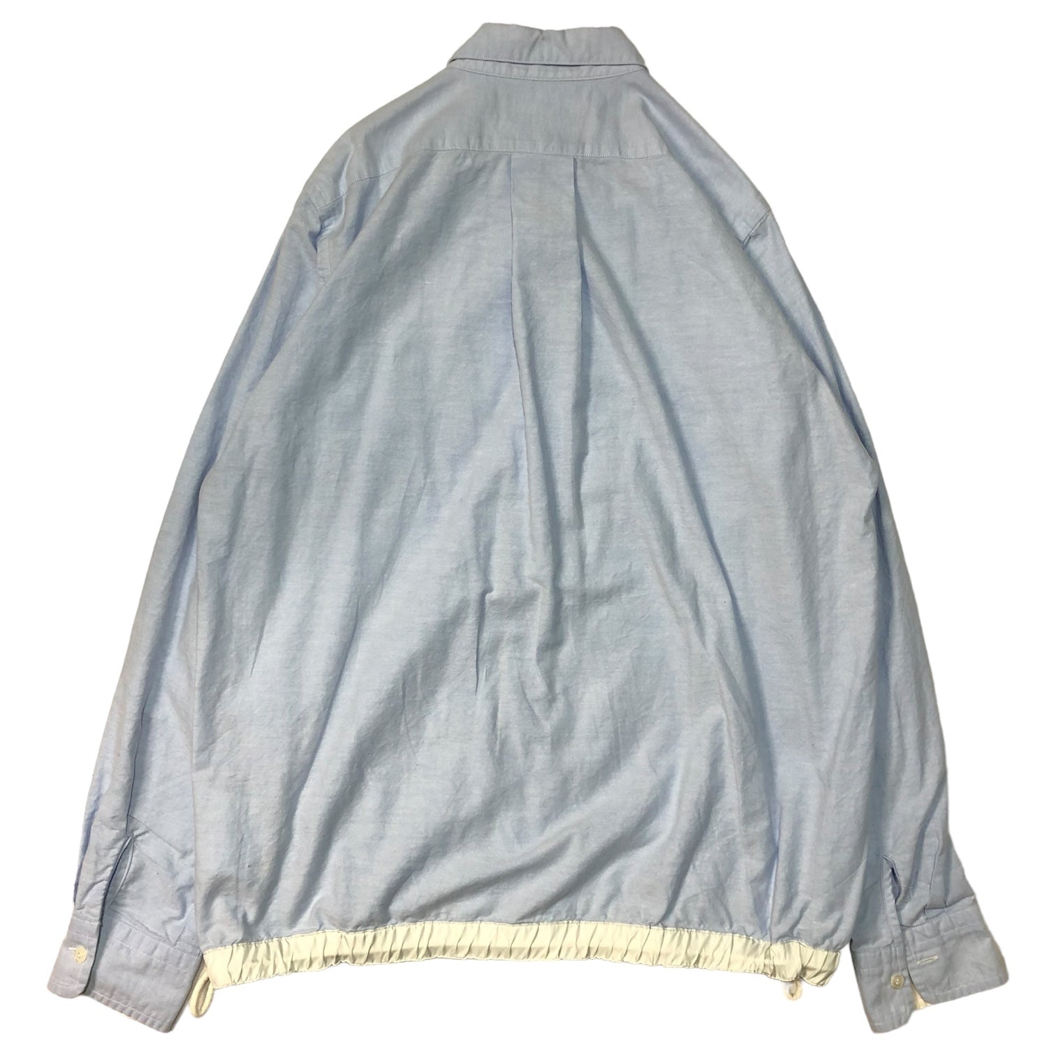 sacai(サカイ) 17SS Drawstring Shirts ドロスト シャツ SIZE 3(L) ライトブルー×ホワイト ドローコード
