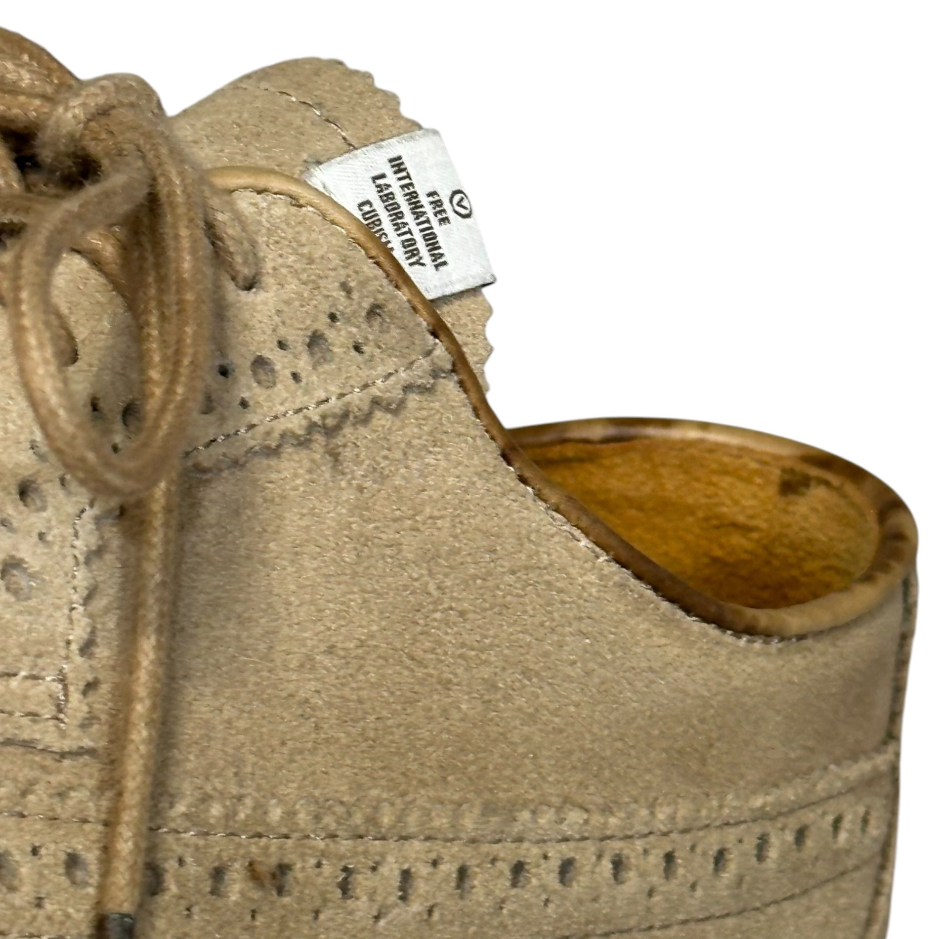 VISVIM(ビズビム/ヴィズヴィム) 2011AW PATRICIAN WT-FOLK SAND パトリシアン ウィングチップ フォルク 316078 US9(27.0cm程度) ベージュ オックスフォード シューズ スウェード