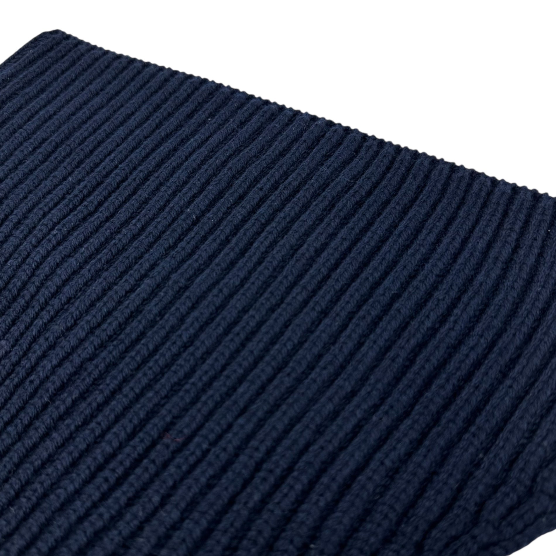 JIL SANDER(ジルサンダー) 23AW FOULARD Neck Warmer フラール ニット ハイネック ネック ウォーマー J22ZZ0104 つけ襟 U ネイビー