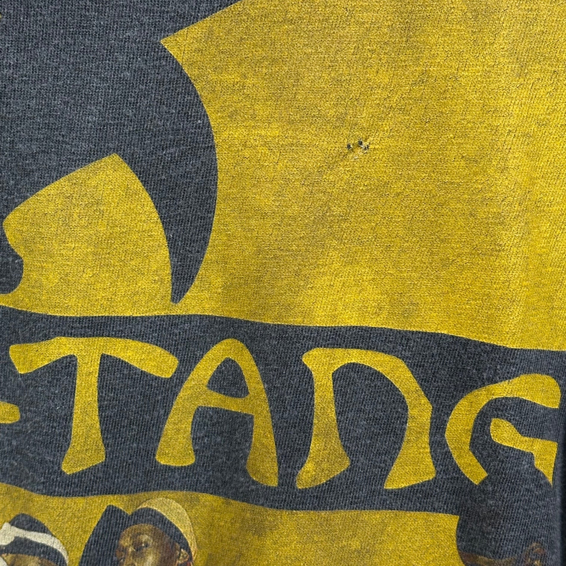 USED(ユーズド) WU-TANG CLAN/COMFORT COLORS T-SHIRT ウータンクラン Tシャツ L ブラック フェード加工
