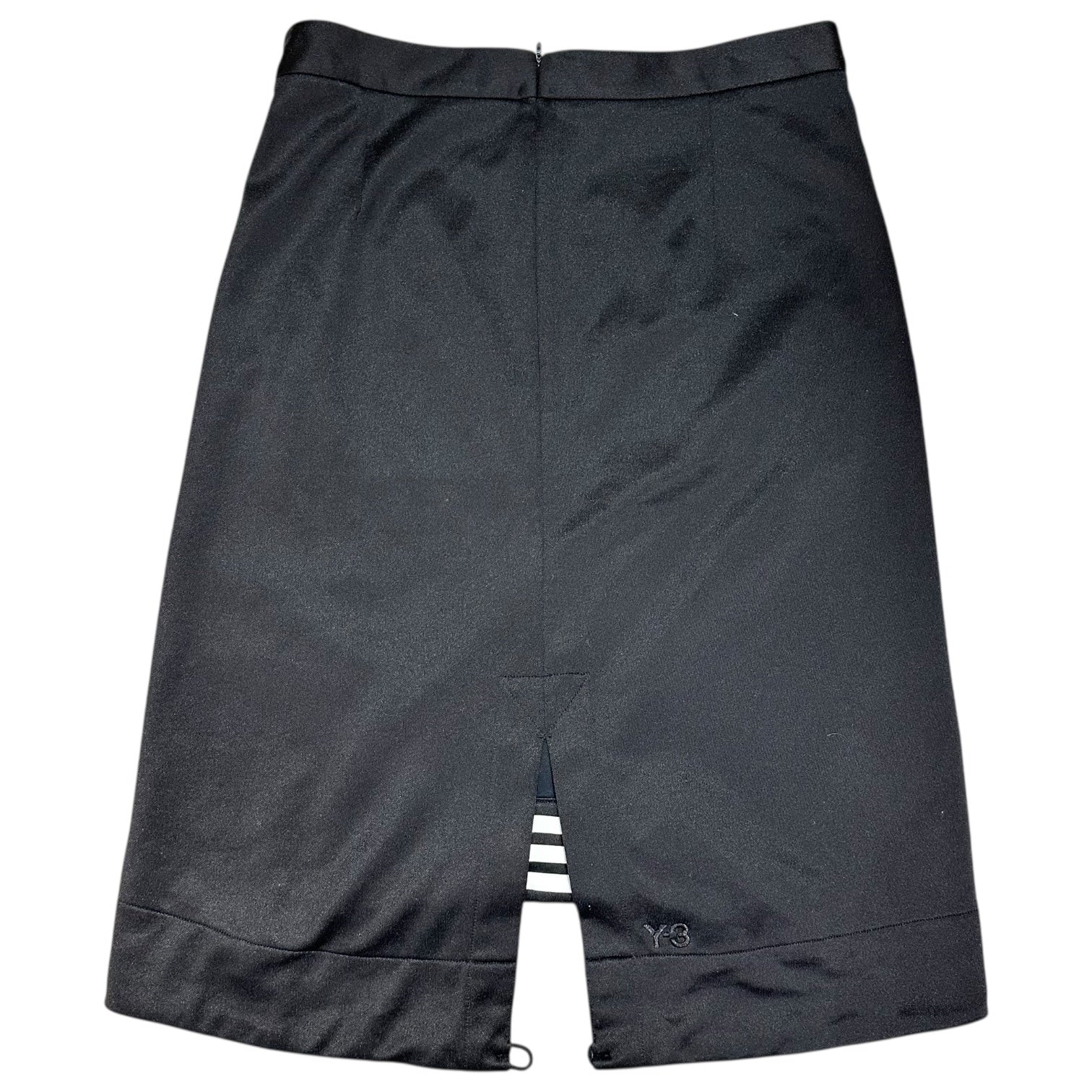 Y-3(ワイスリー) Three-Stripe Truck Skirt 3本ライン トラック スカート M ブラック×ホワイト