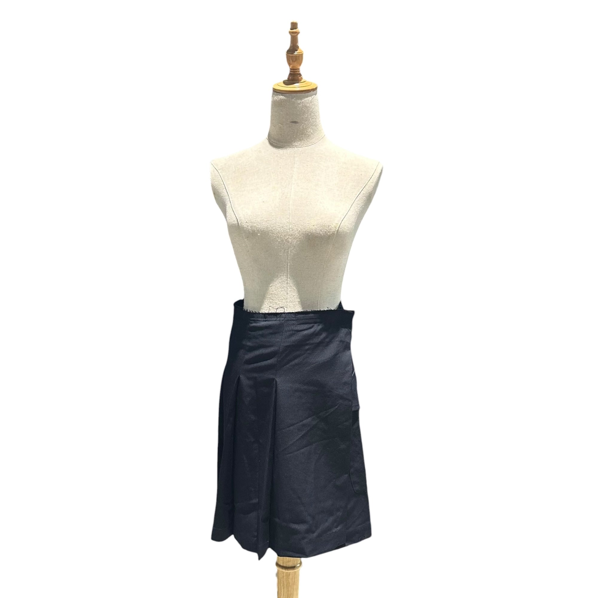 COMME des GARCONS(コムデギャルソン) 1990's Aoyama Exclusive Velcro Wool Wrap Skirt 青山限定 マジックテープ ウール 巻きスカート KX-452030 FREE ネイビー AD1994 90年代