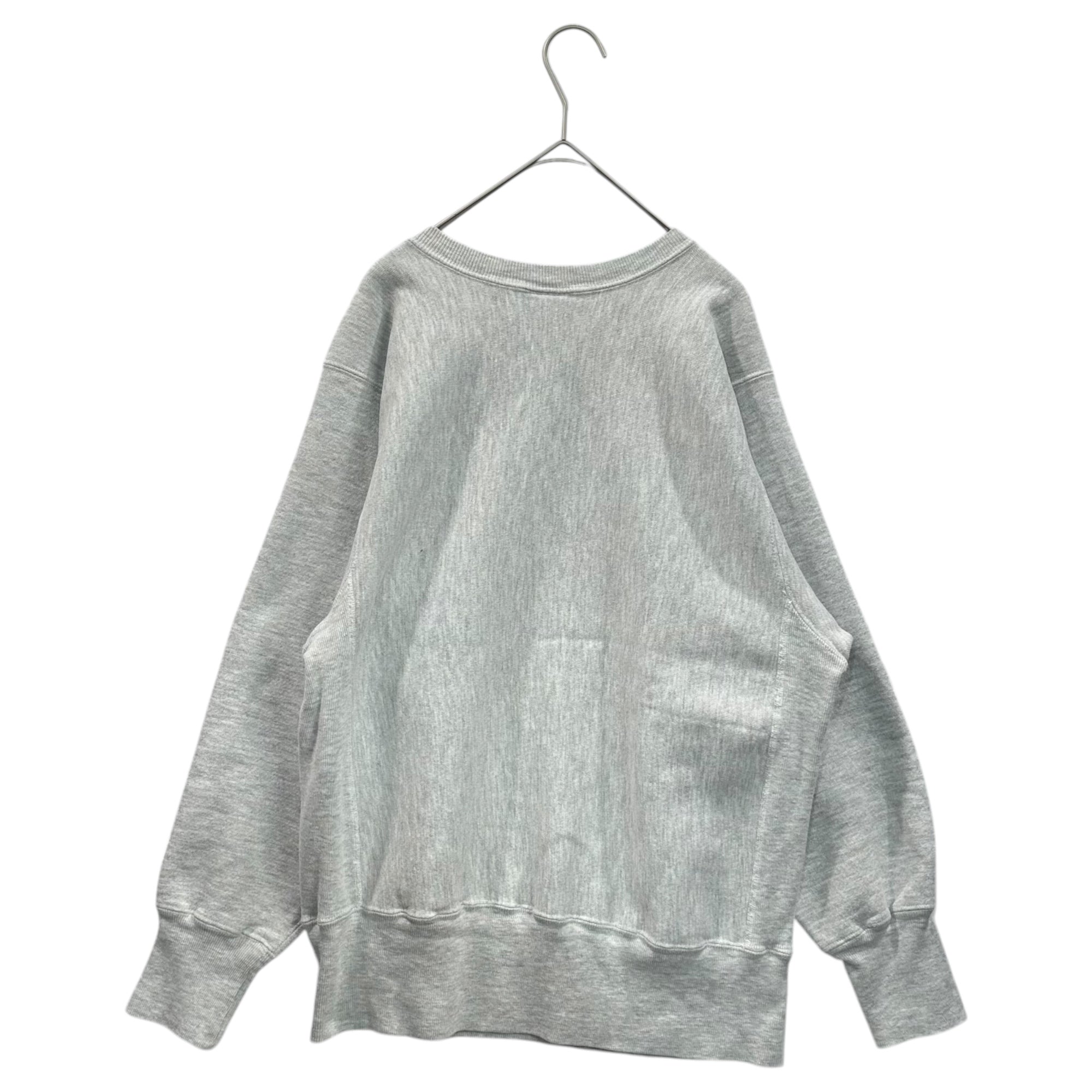 Champion(チャンピオン) 90's ”penn state university” Reverse Weave SWEATSHIRT ペンシルベニア州立大学 リバースウィーブ P プリント スウェット M ライトグレー 90年代 ヴィンテージ 染み込み