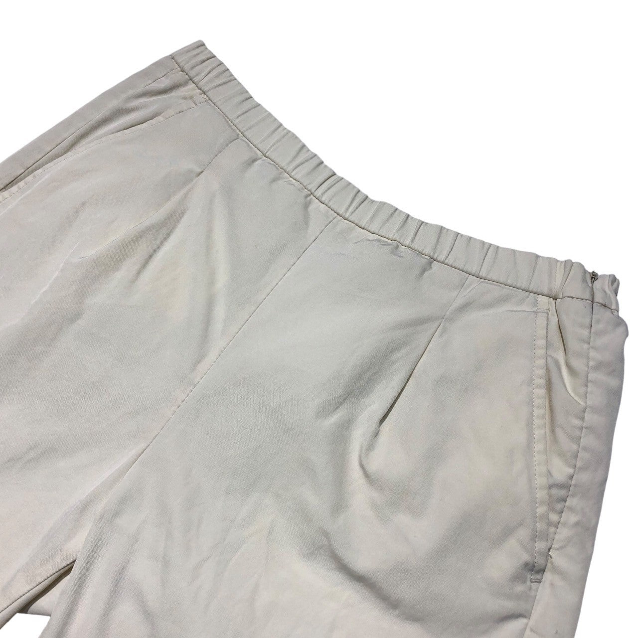 MONCLER(モンクレール) waist gathered shorts ウエスト ギャザー ハーフ パンツ ZIND1305759 42(XL程度) ホワイト