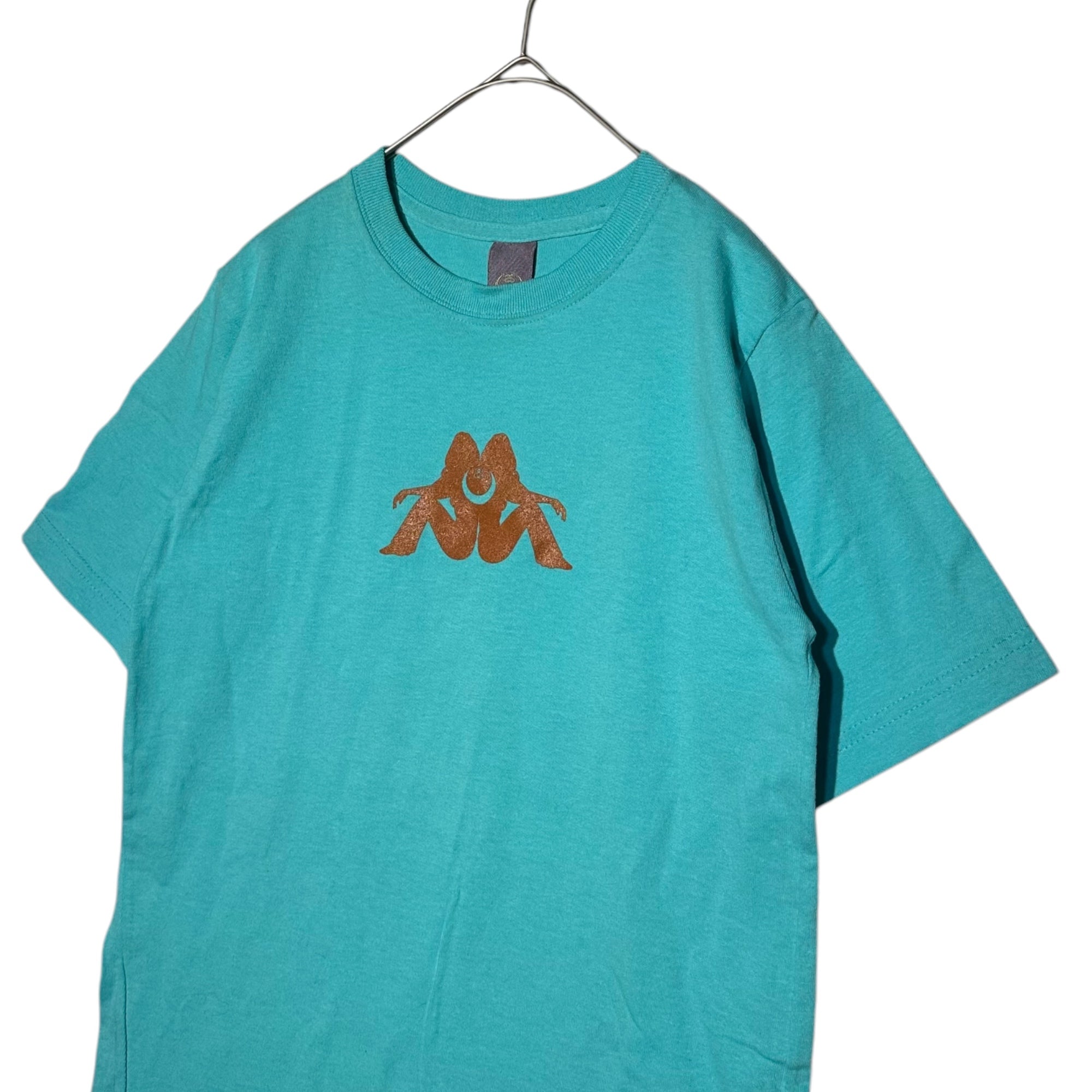 STUSSY(ステューシー) 90's Homage logo mini T-shirt オマージュ ロゴ ミニ Tシャツ S ブルー 90年代