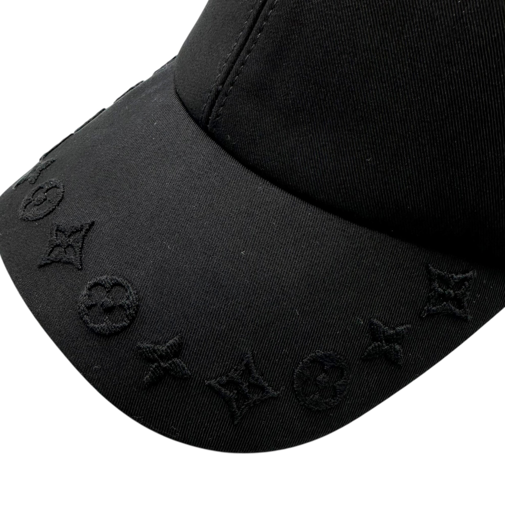 LOUIS VUITTON(ルイヴィトン) Cap LV Fiigramme キャップ LV フィリグラム モノグラム M7293L ブラック AL1254 LVジャパンタグ