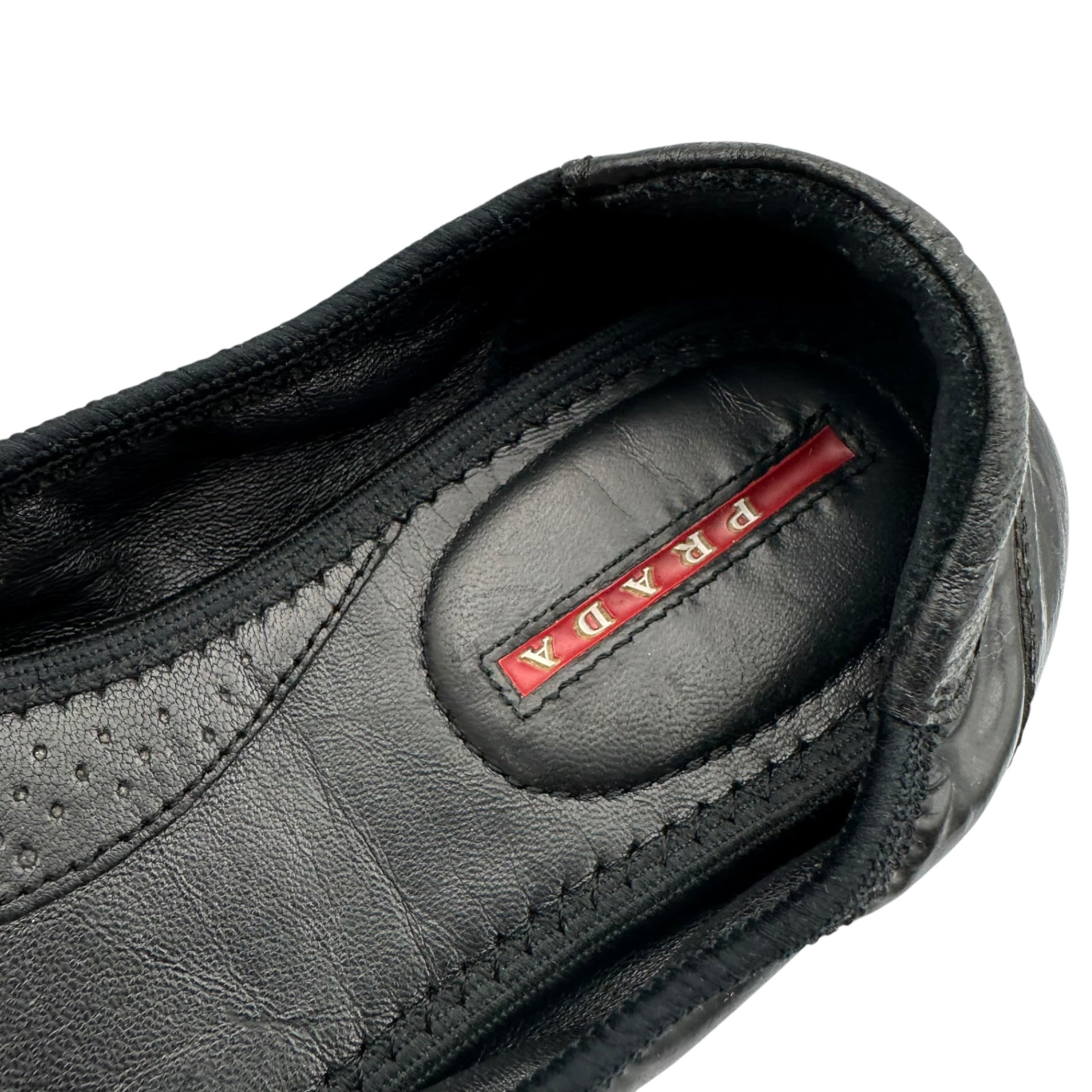 PRADA SPORT(プラダスポーツ) Patent Leather Ballet Flats エナメル バレー シューズ 37(23.5cm程度) ブラック パンプス