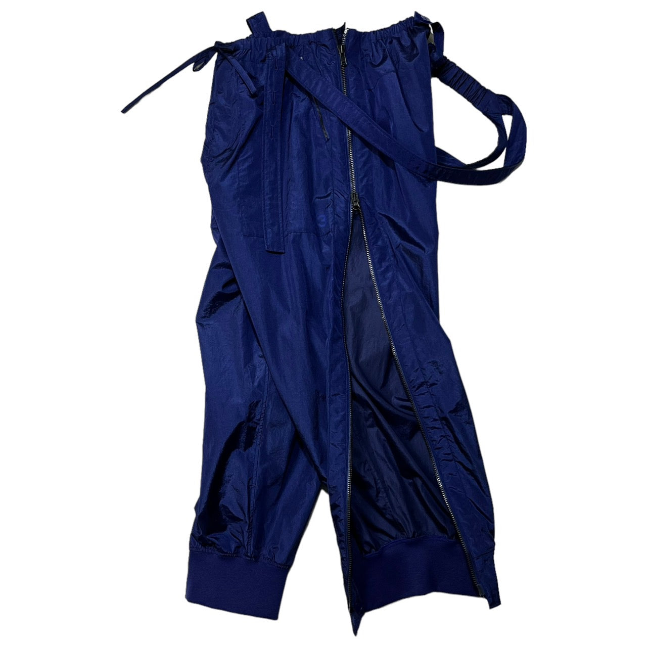 Y-3(ワイスリー) ech Nylon Silk Suspender Tracksuit Bottoms/パラシュートパンツ HB3365 S ネイビー