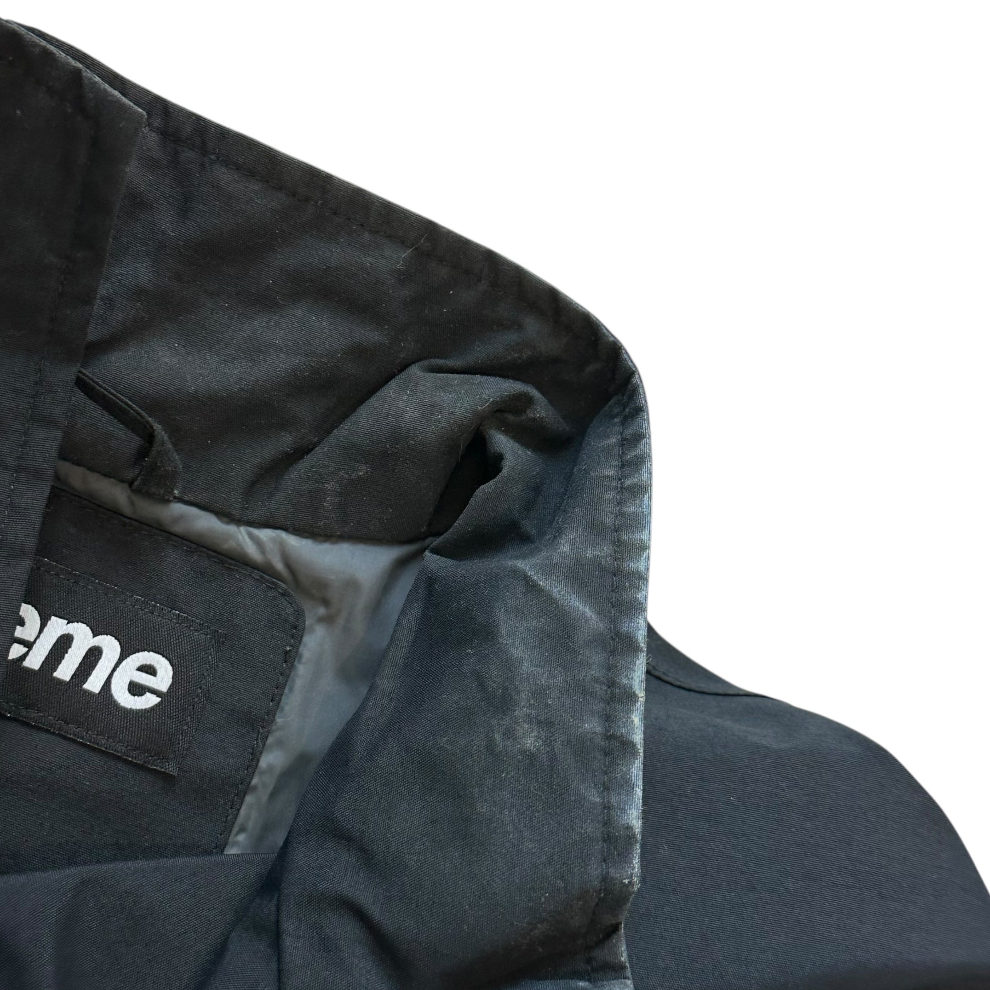 SUPREME(シュプリーム) 19SS GORE-TEX Court Jacket ゴアテックス コート ジャケット S ブラック ロゴ ナイロン トラック