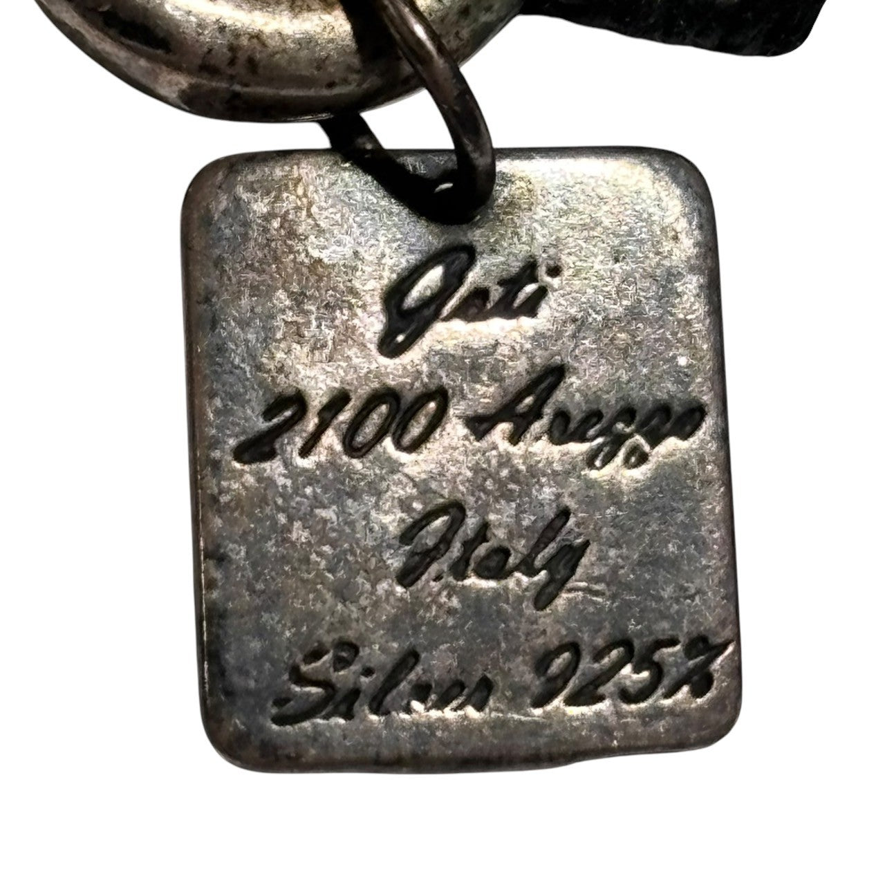 GOTI(ゴティ) 925 silver ball chain Leather bracelet シルバー ボール チェーン レザー ブレスレット ブラック×シルバー アクセサリー