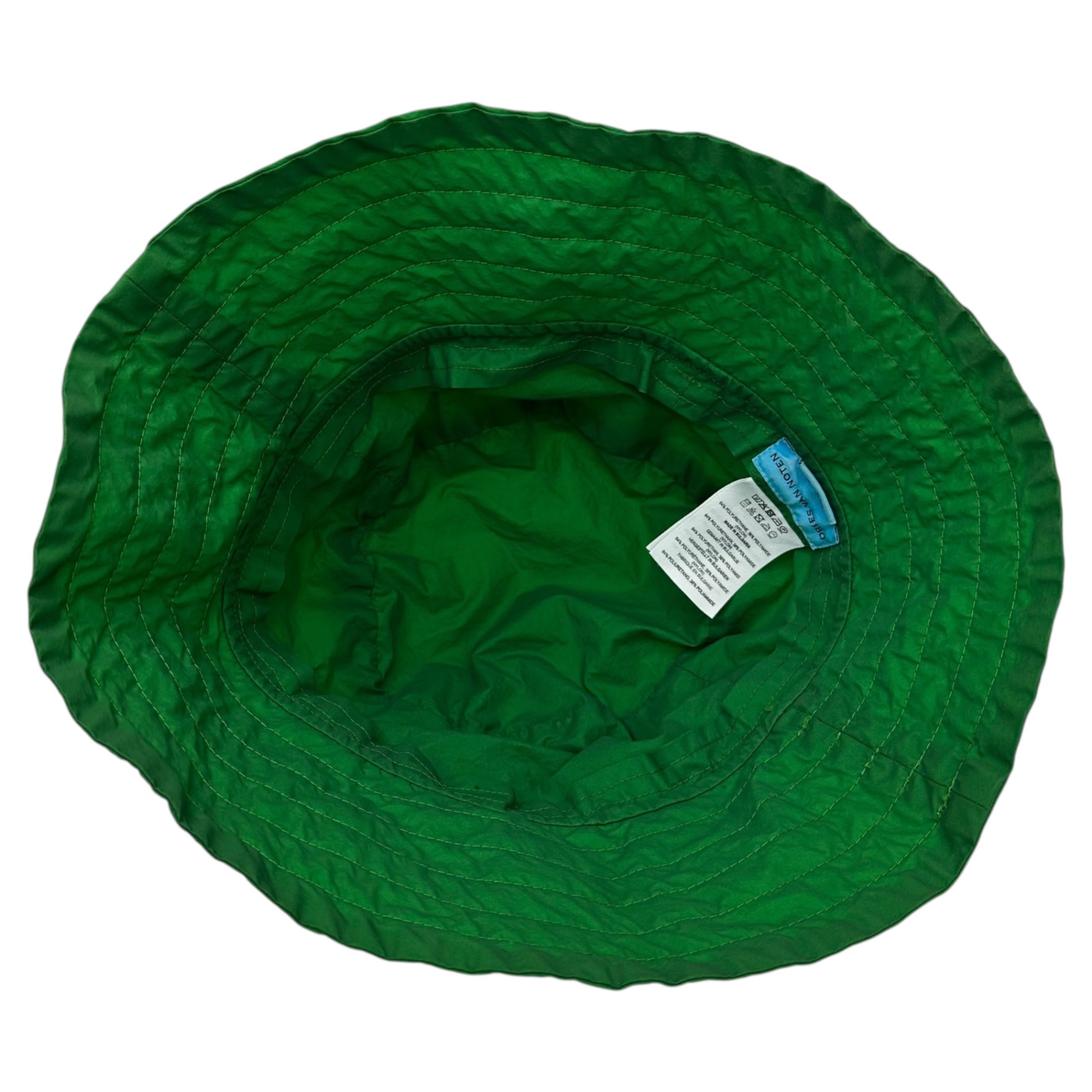DRIES VAN NOTEN(ドリスヴァンノッテン) 22SS M.W.HAT バケット ハット 00230-GILLY 4185 グリーン 参考定価¥46,200