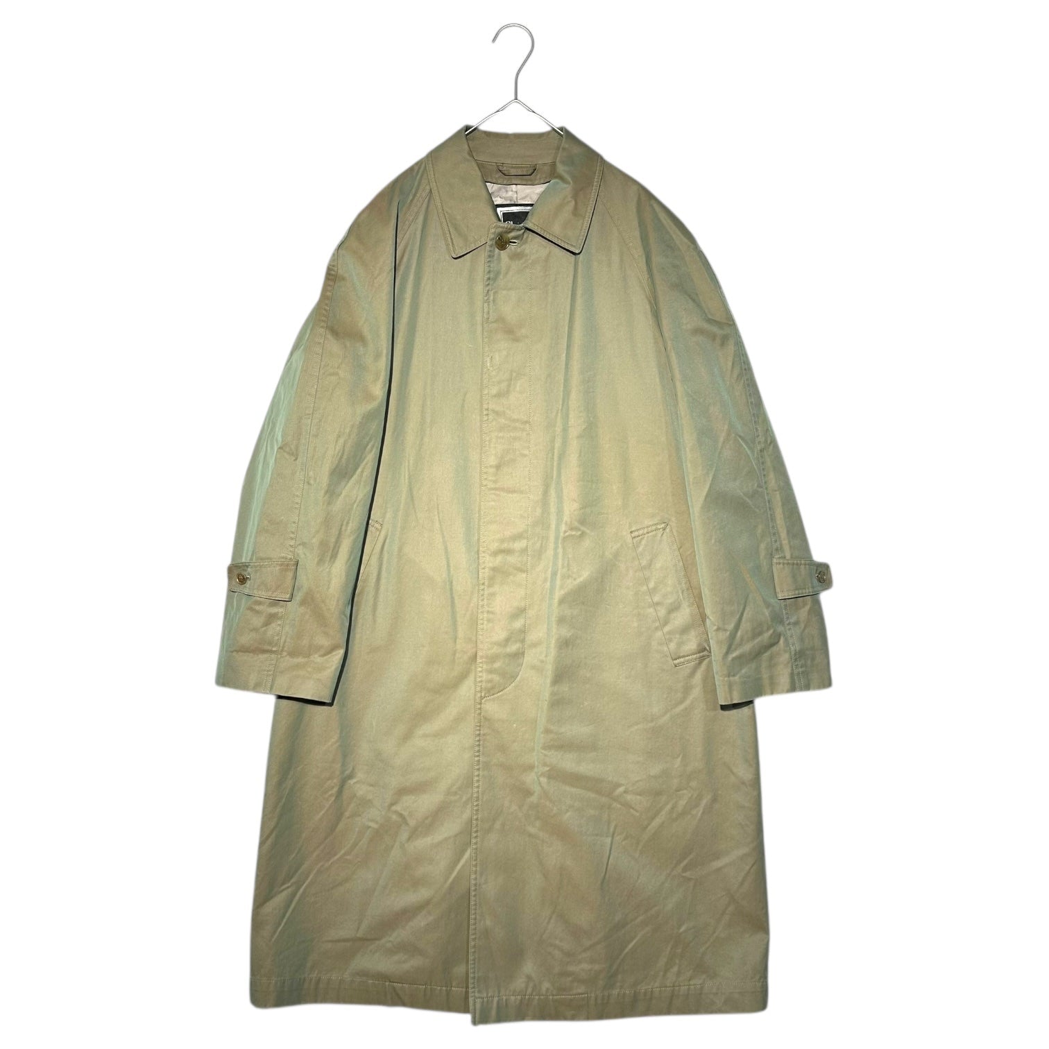 Christian Dior MONSIEUR(クリスチャンディオールムッシュ) Vintage Iridescent Stovepipe Collar Coat ヴィンテージ タマムシ ステンカラー コート S カーキ 玉虫