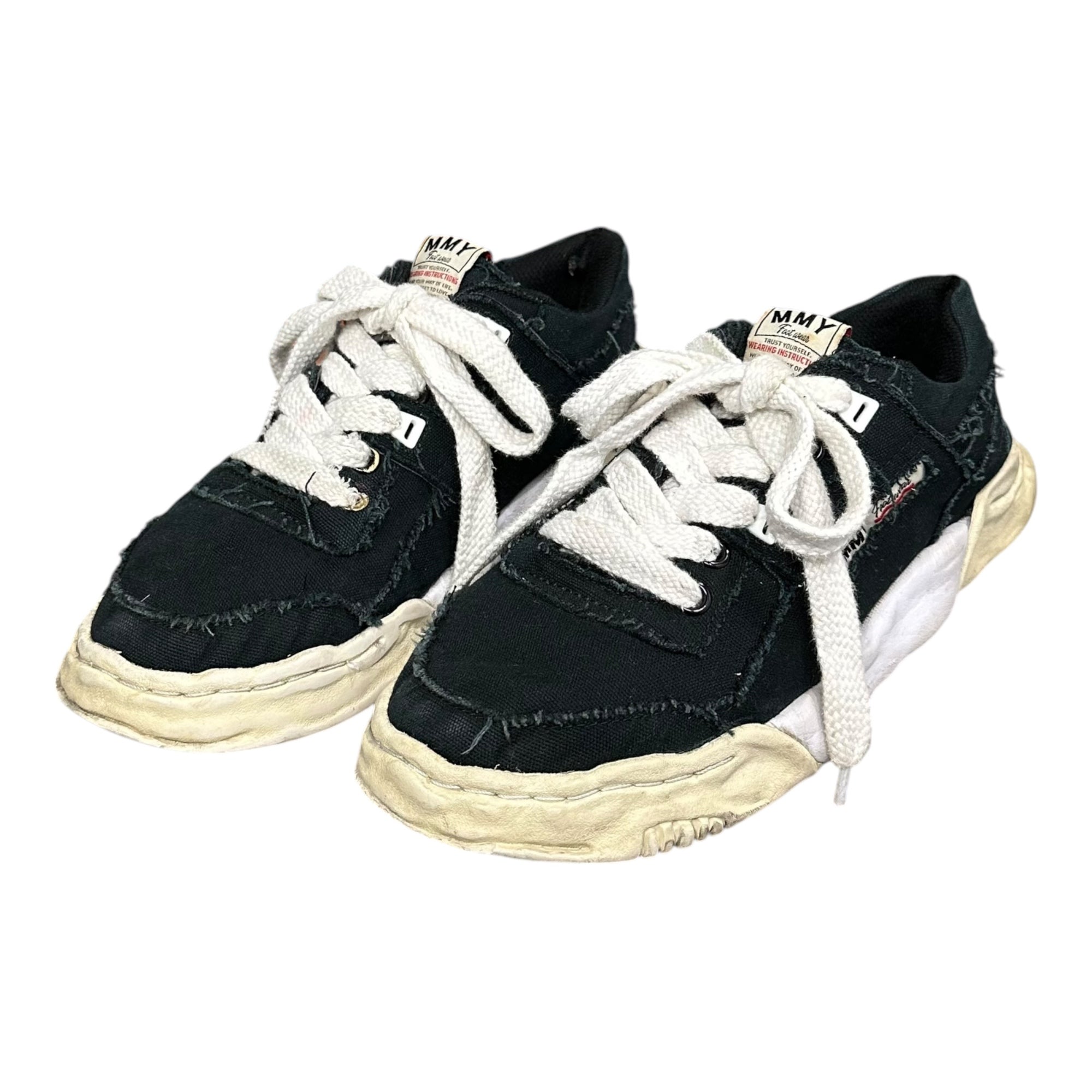 Maison MIHARA YASUHIRO(メゾンミハラヤスヒロ) "PARKER" original sole canvas Low-Top sneaker パーカー ローカット スニーカー A08FW704 44(約28cm) ブラック