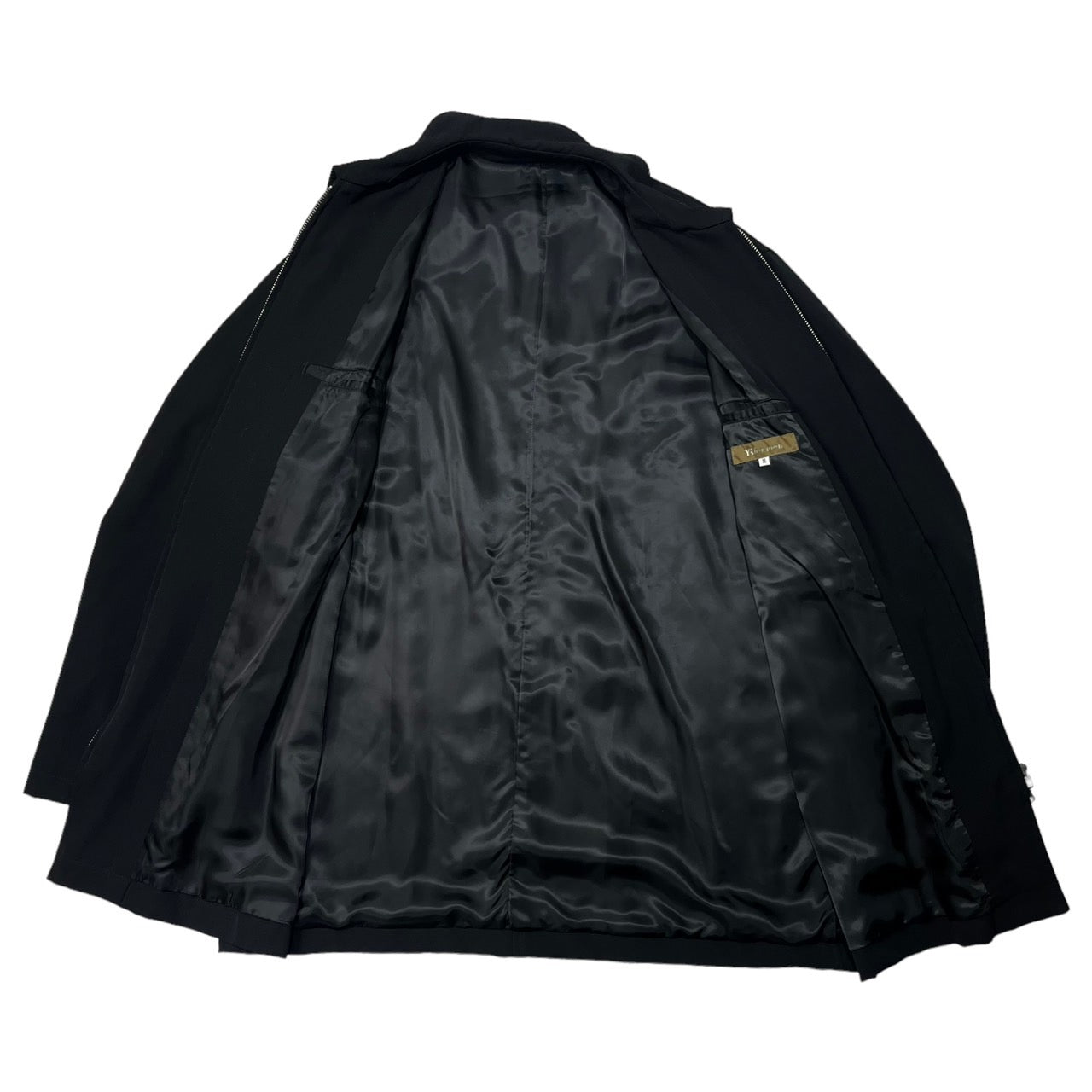 Y's for men(ワイズフォーメン) 90's wool gabardine double zip coat/ウールギャバジンダブルジップコート MW-Y04-100 SIZE M ブラック