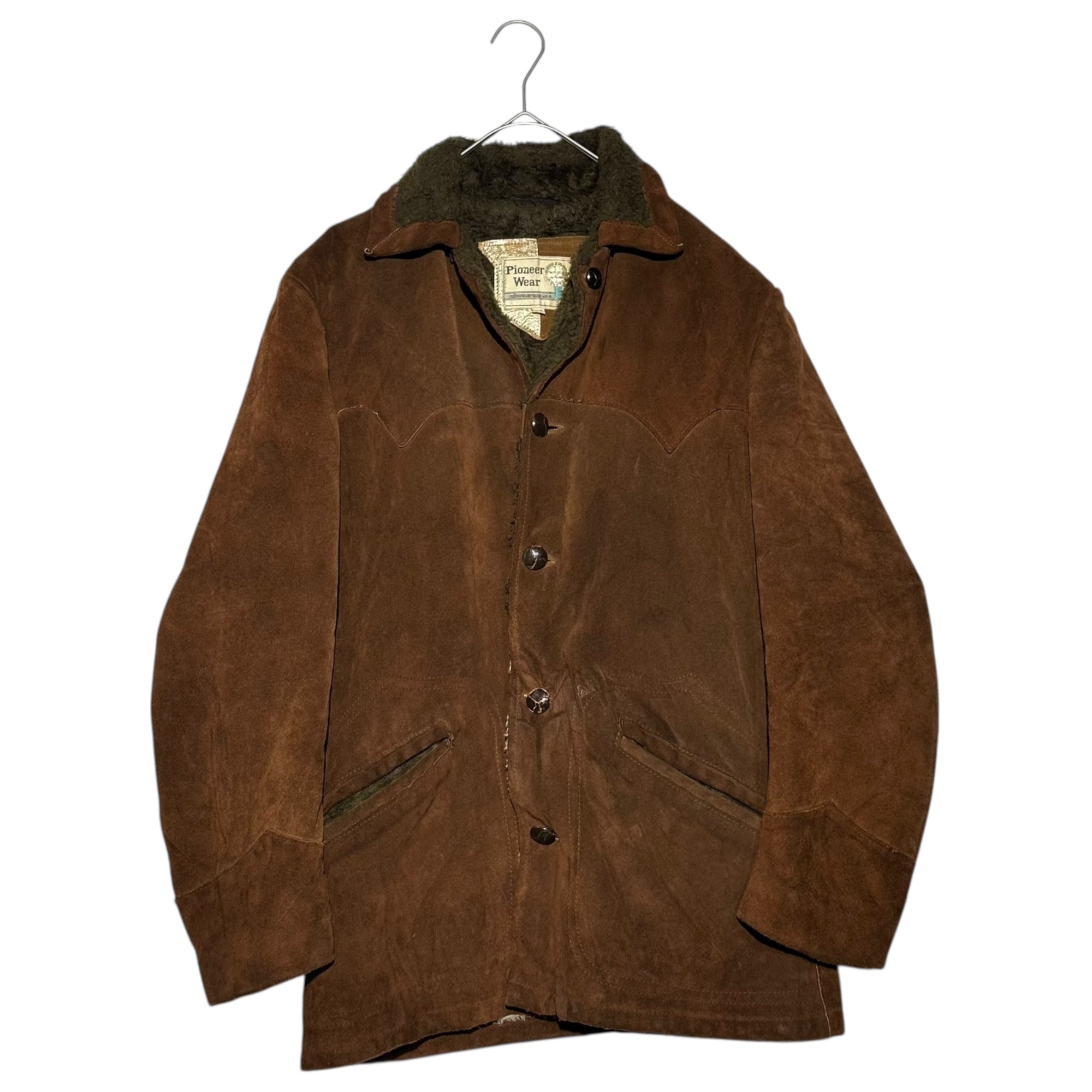 Pioneer Wear(パイオニアウェア) Suede Western Jacket スウェード ウエスタン ジャケット 38(M) ブラウン