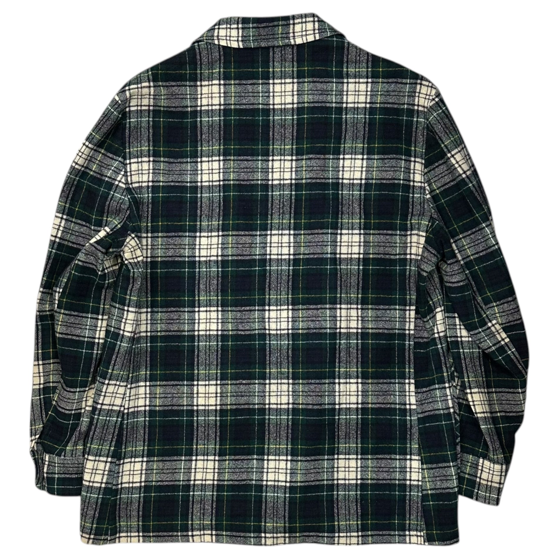 PENDLETON(ペンドルトン) 70's Wool Check Casual Jacket 70年代 ウール チェック カジュアル ジャケット L グリーン ヴィンテージ