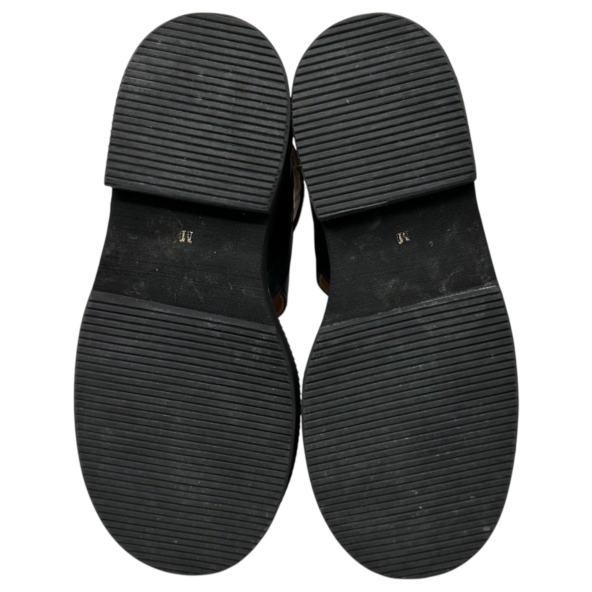 COMME des GARCONS JUNYA WATANABE(コムデギャルソンジュンヤワタナベ) Ankle Strap Leather Sandals アンクル ストラップ レザー サンダル M(24cm程度) ブラック