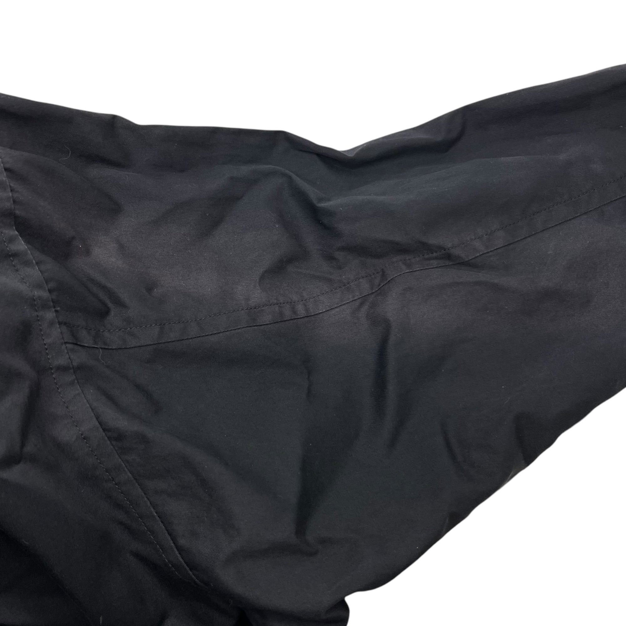 Balise-U(バリーズユー) VINTAGE leather collar trench coat ヴィンテージ レザー カラー トレンチコート ブラック JAPAN VINTAGE