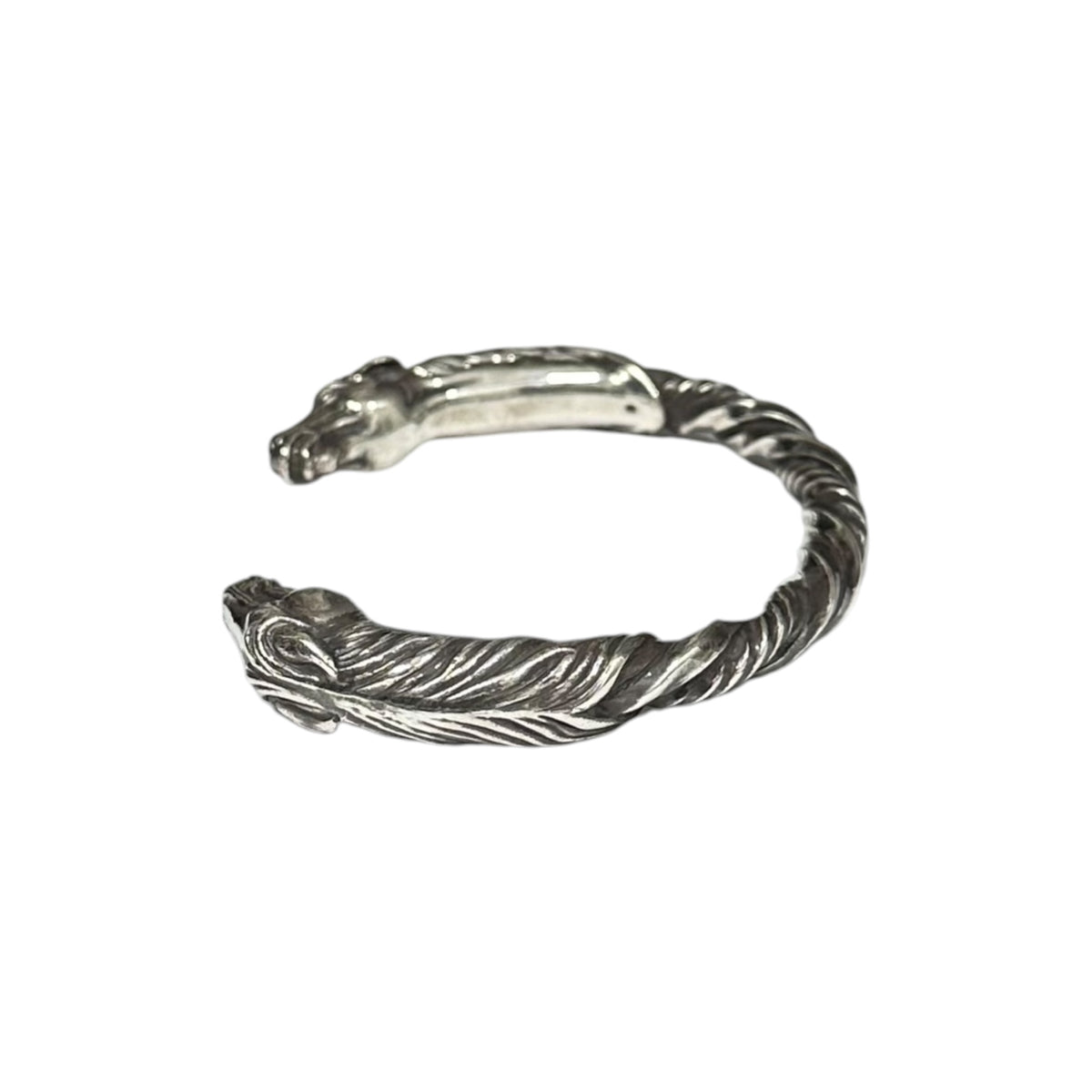 Peanuts&Co.(ピーナッツアンドカンパニー) HORSE TWIST BANGLE ホース ツイスト バングル シルバー SILVER