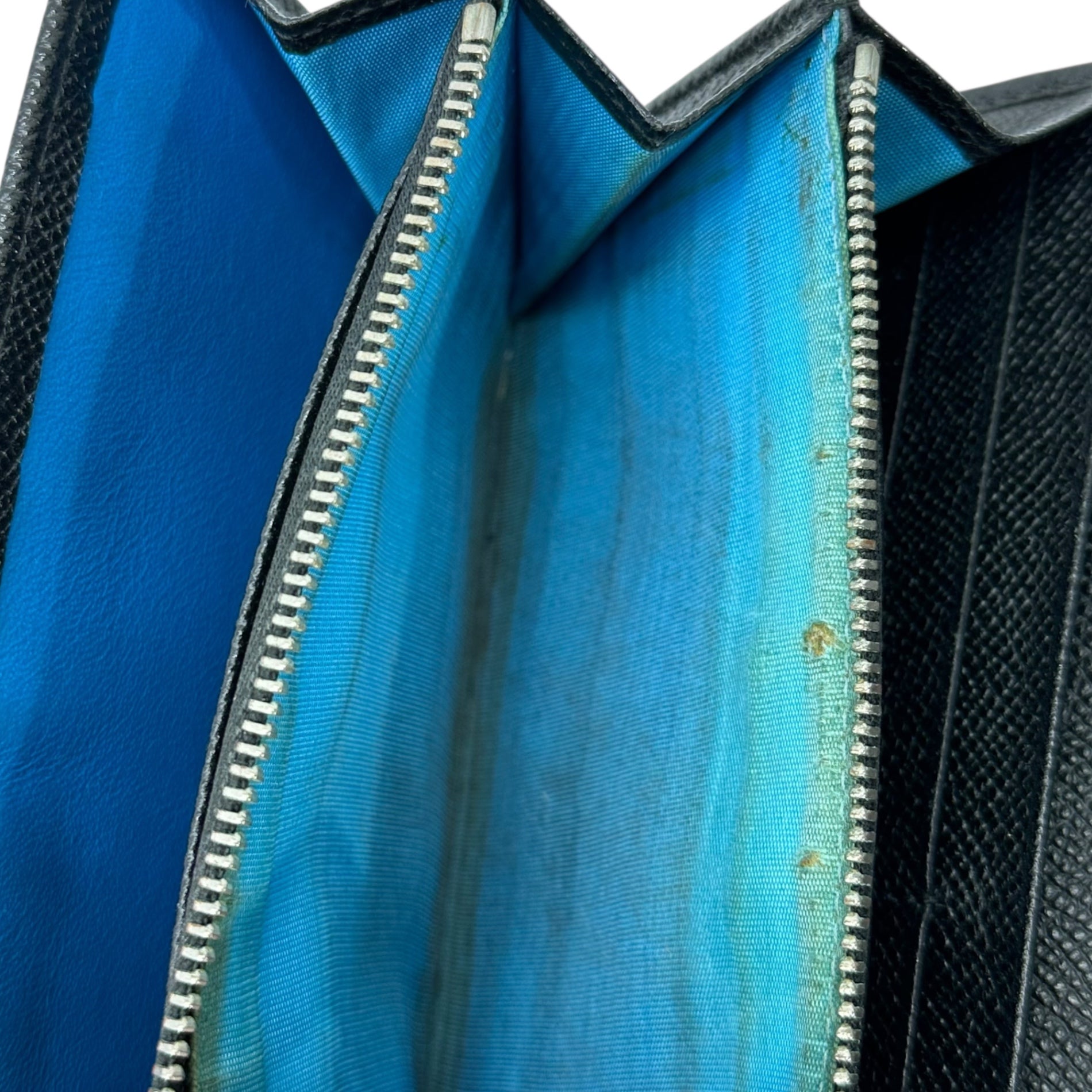 BVLGARI(ブルガリ) Logo Ring Leather Long Wallet ロゴ リング レザー 長財布 ブラック