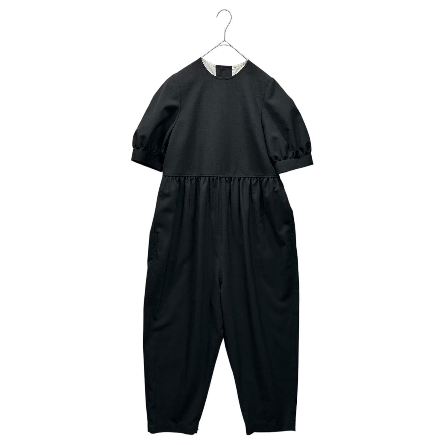 TAO(タオ) 22SS Puff Sleeve S/S All-in-One Jumpsuit パフスリーブ オールインワン ジャンプスーツ TI-A003 S ブラック AD2021 COMME des GARCONS コムデギャルソン トリココムデギャルソン名称変更最初期